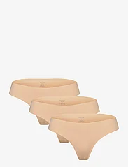 Pieces - PCNAMEE THONG 3-PACK NOOS - seamless trusser - nude - 0