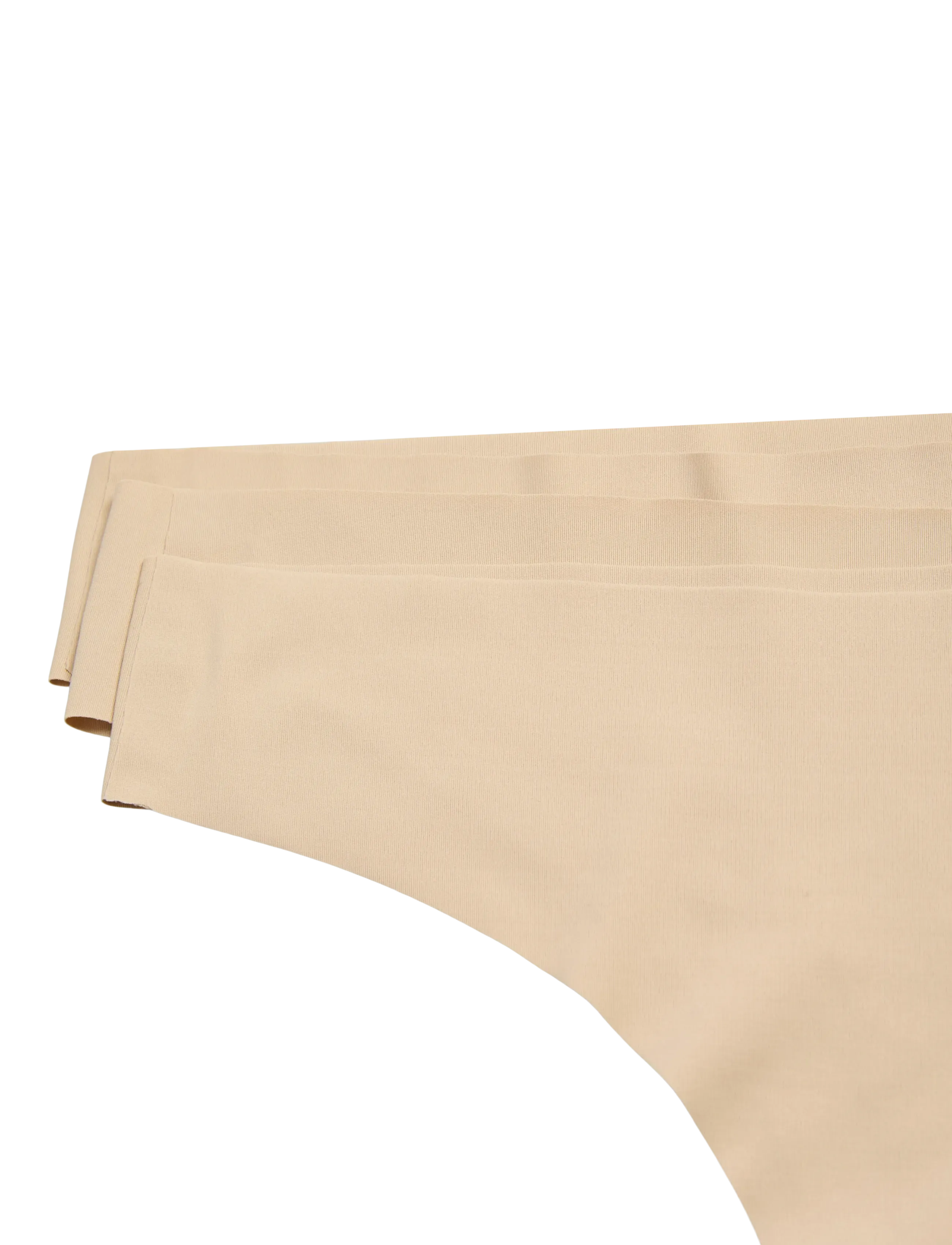 Pieces - PCNAMEE THONG 3-PACK NOOS - seamless trusser - nude - 3