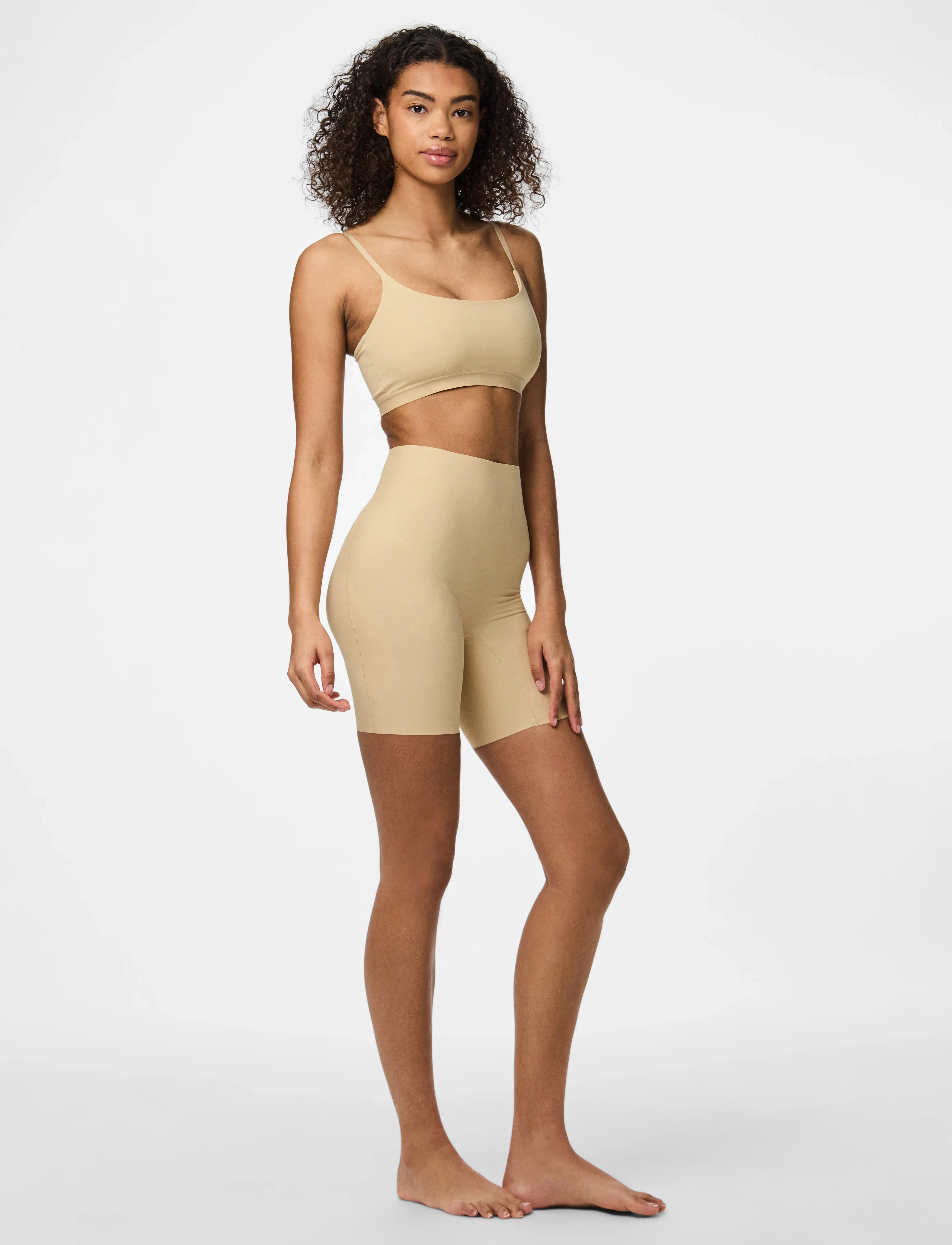 Pieces Pcnamee Bra Noos, XS, Beige, Bløde Bh'Er > Tank Top Bh'Er, Dame