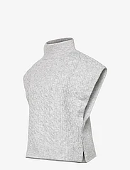 Pieces - PCJOSIE PONCHO BC - sweaters - light grey melange - 2