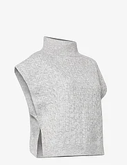 Pieces - PCJOSIE PONCHO BC - sweaters - light grey melange - 3