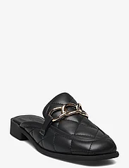 Pieces - PCSINNER CHAIN LOAFER - plakanās mules tipa kurpes - black - 0