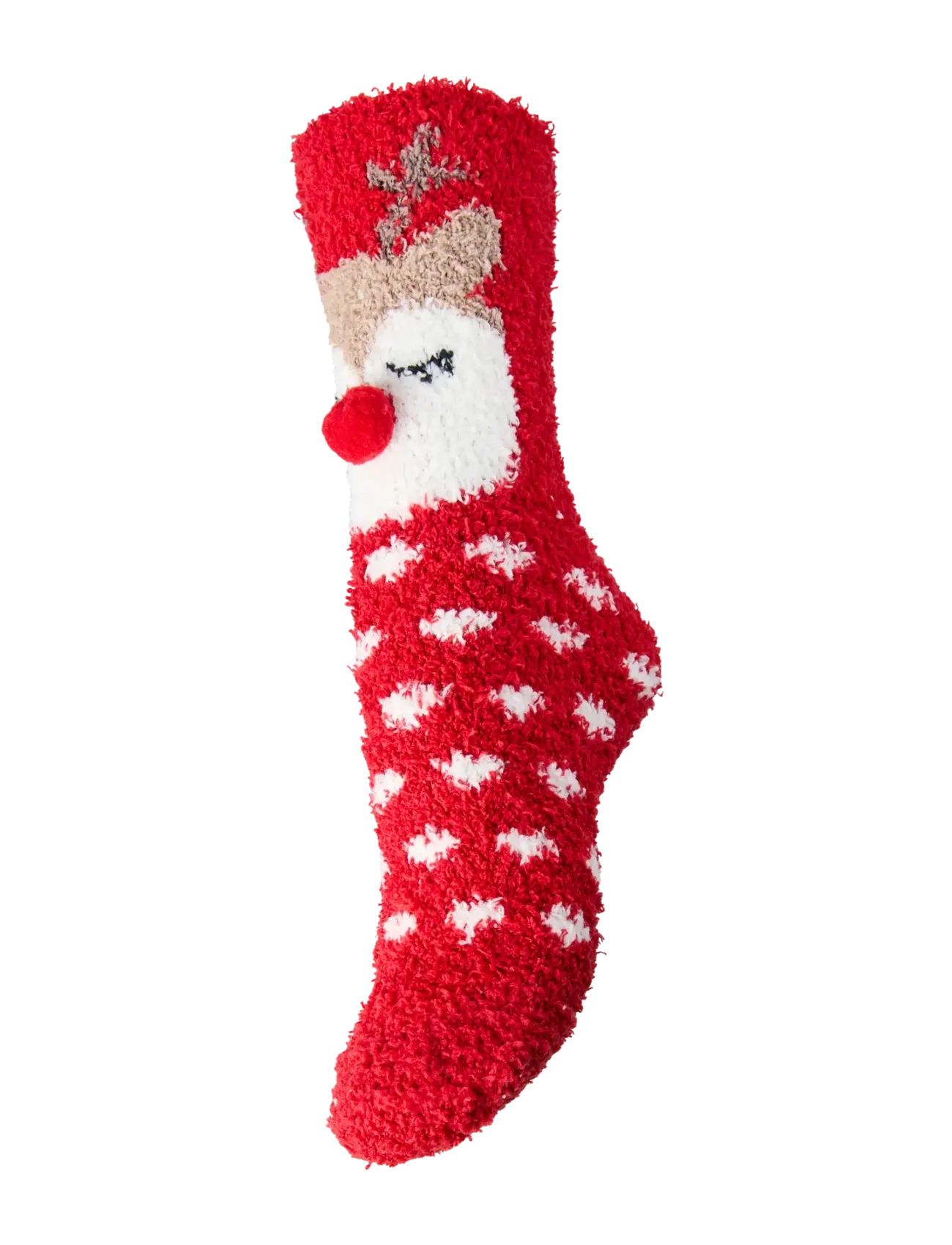 Pieces PCJOY FLUFFY SOCKS BOX MXM - Skarpety - POMPEIAN RED / red