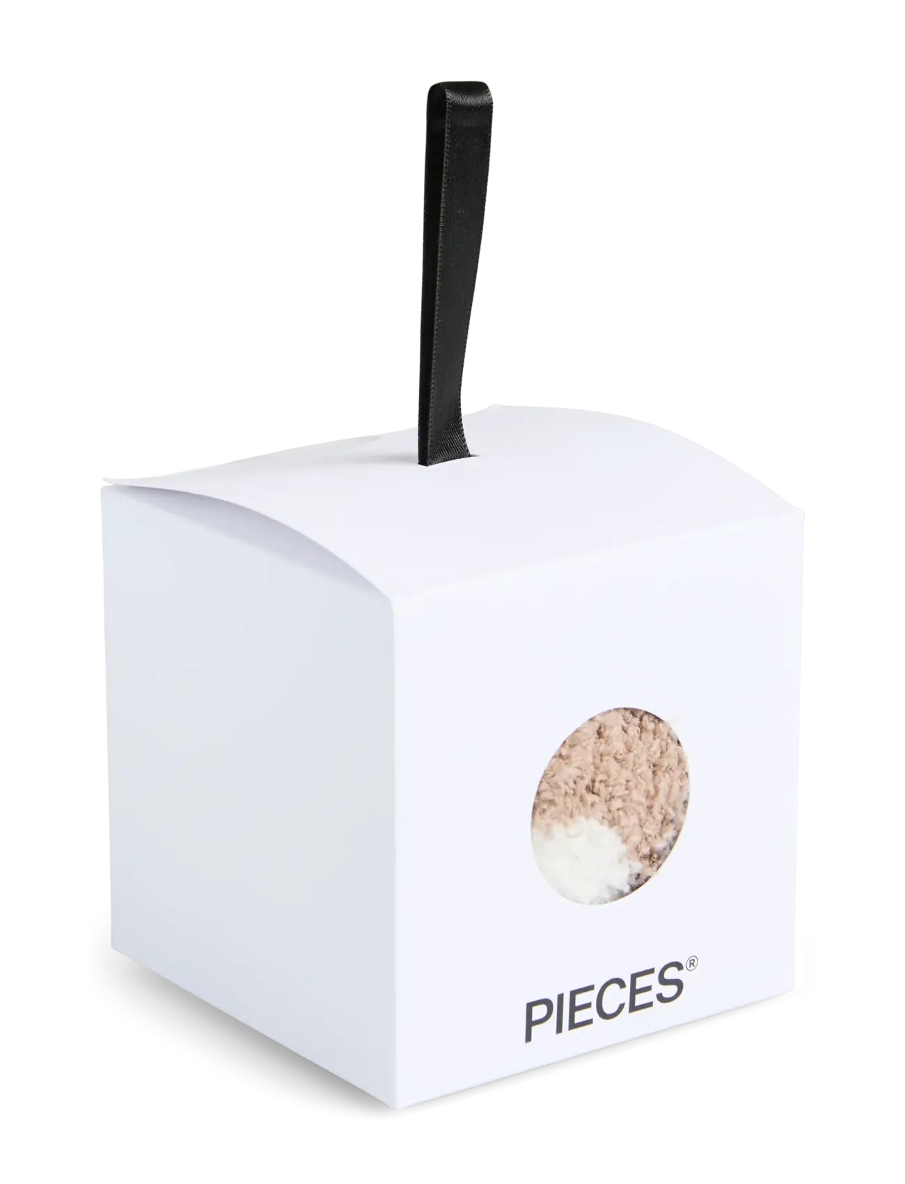 Pieces - PCJOY FLUFFY SOCKS BOX MXM - almindelige strømper - pompeian red - 1
