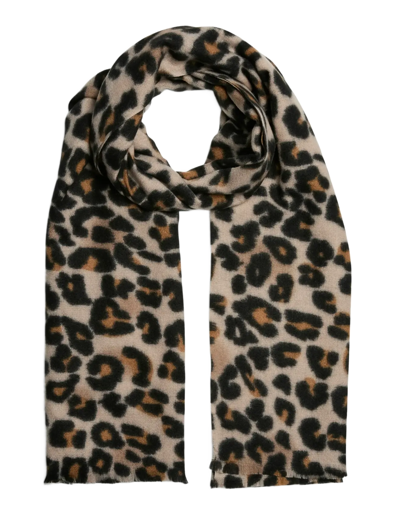 Pieces PCJORNA LONG SCARF NOOS BC - Akcesoria - BLACK / beige