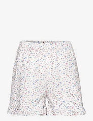 Pieces - PCMILLE HW FRILL SHORTS - madalaimad hinnad - bright white - 0