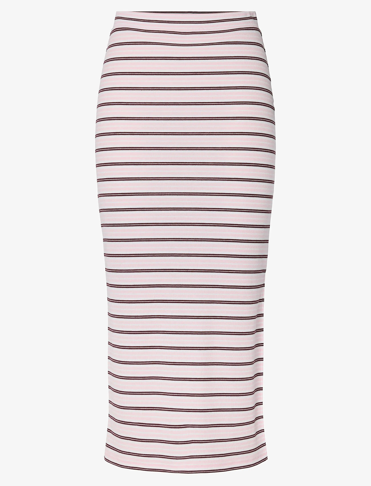Pieces - PCJAYJAY HW SLIT SKIRT D2D - laveste priser - pink tulle - 0