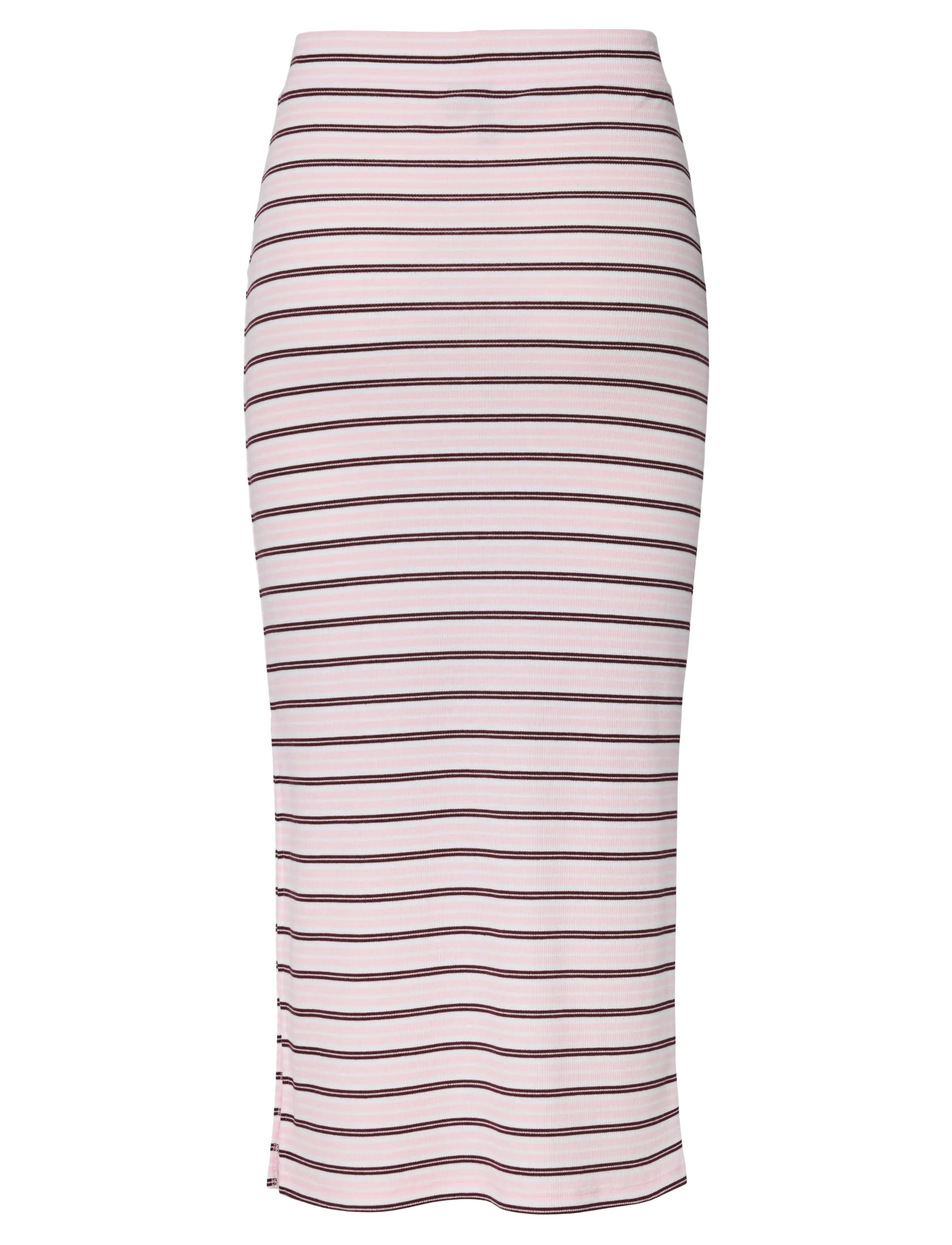 Pieces - PCJAYJAY HW SLIT SKIRT D2D - midi kjolar - pink tulle - 2