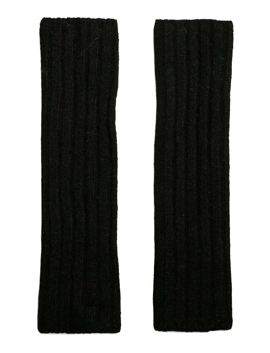 Pieces - PCAMINA LEGWARMER BC - fingerhandschuhe - black - 0