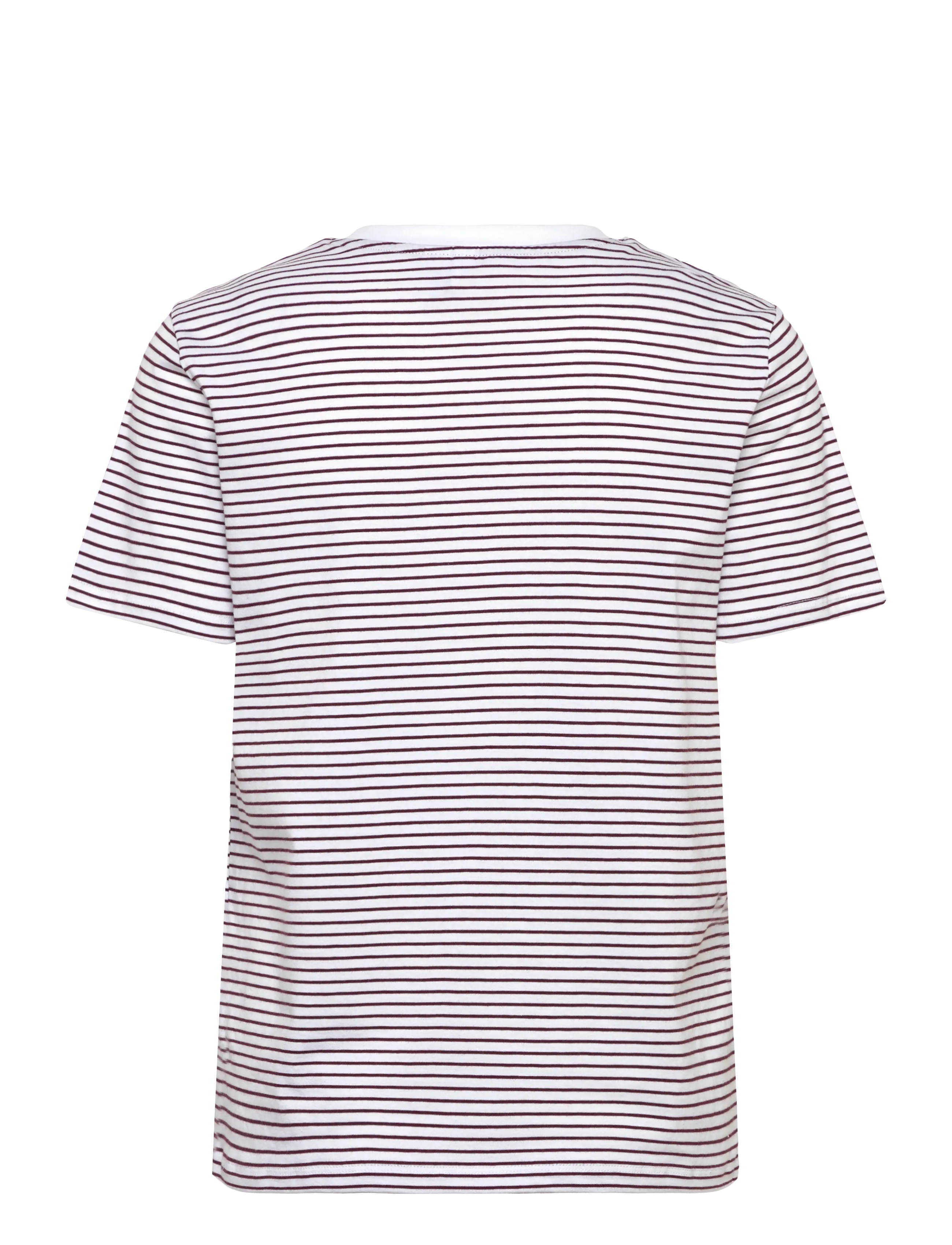 Pieces - PCRIA SS TEE STRIPES JRS NOOS BC - laveste priser - bright white - 1