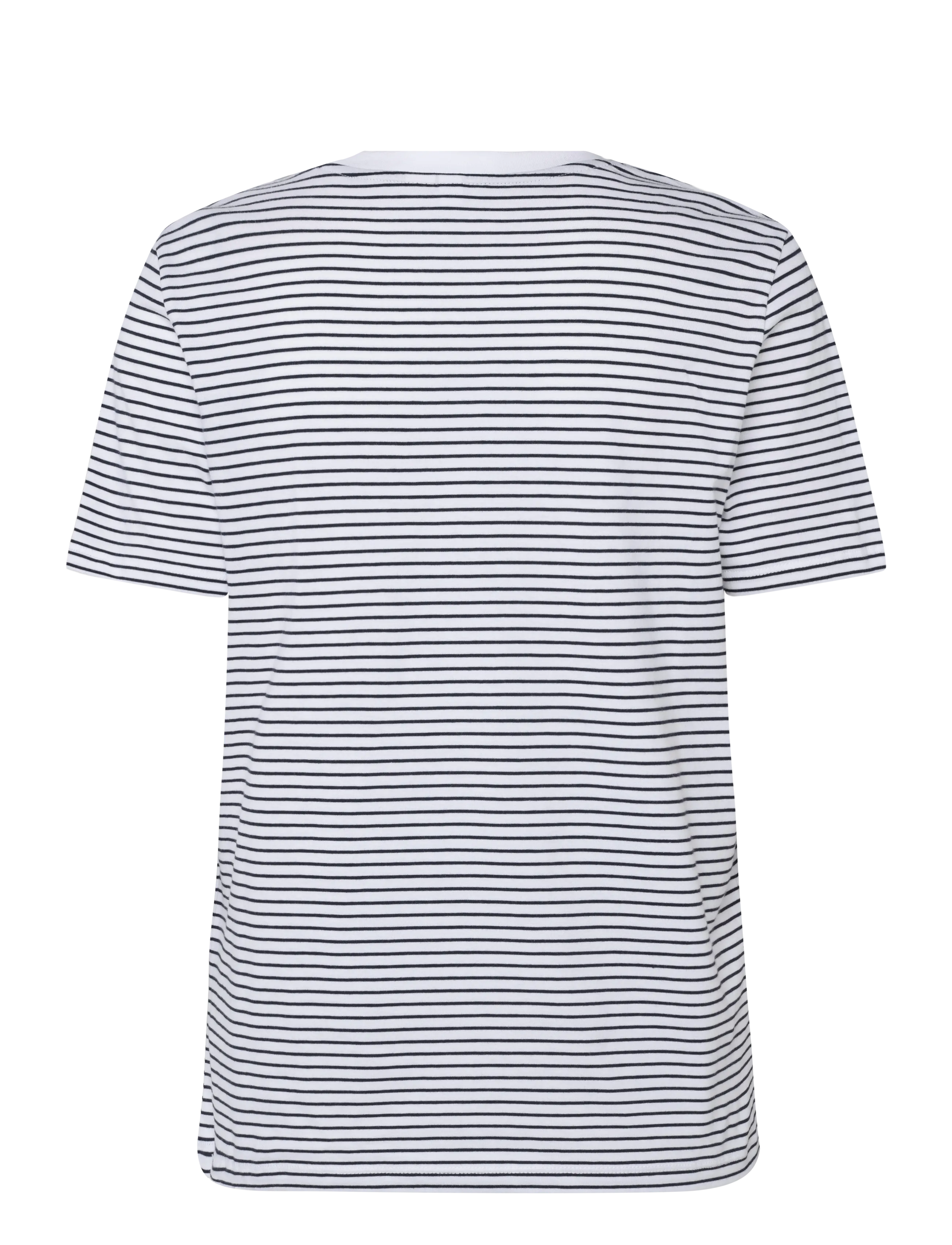 Pieces - PCRIA SS TEE STRIPES JRS NOOS BC - t-shirts - bright white - 1