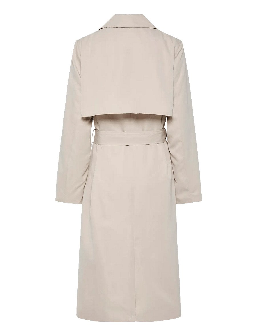 Pieces - PCSCARLETT LS TRENCHCOAT NOOS BC - trenchcoats - silver gray - 2