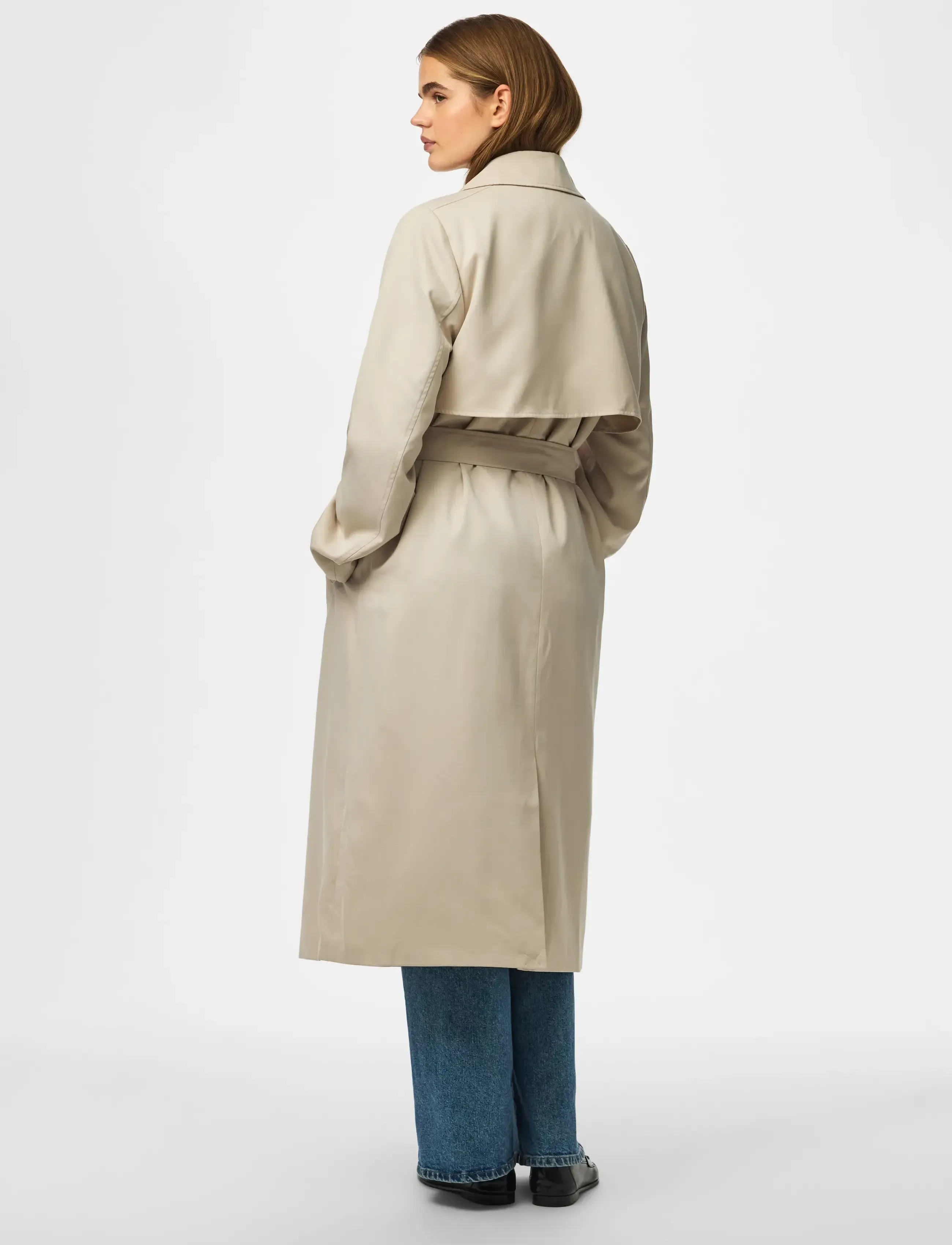 PIECES Pcscarlett LS trenchcoat trenchcoats dam – bild 7