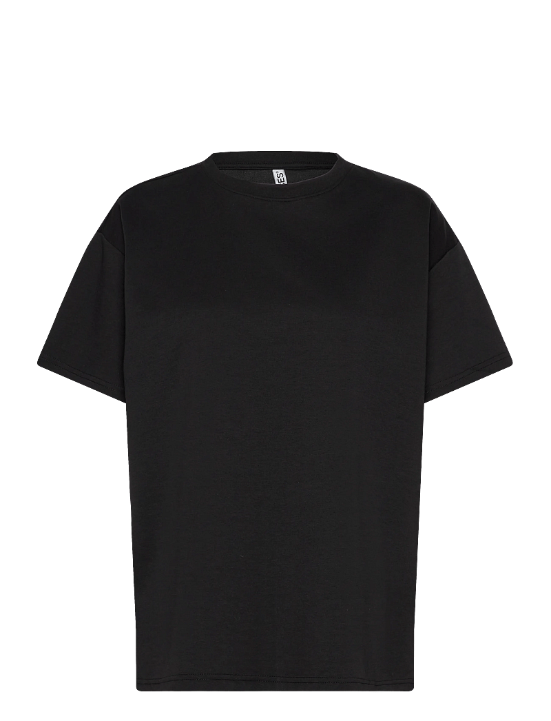 Pieces - PCSKYLAR SS OVERSIZED TEE JRS NOOS - t-shirts - black - 1