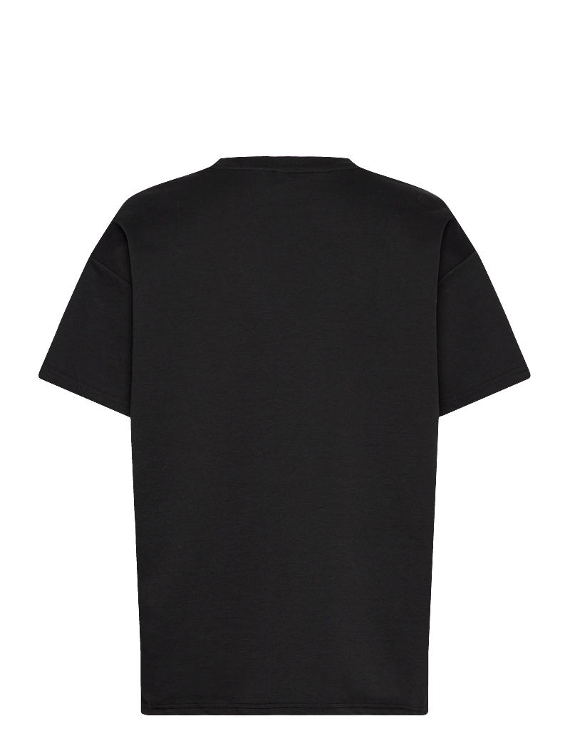 Pieces - PCSKYLAR SS OVERSIZED TEE JRS NOOS - t-shirts - black - 2