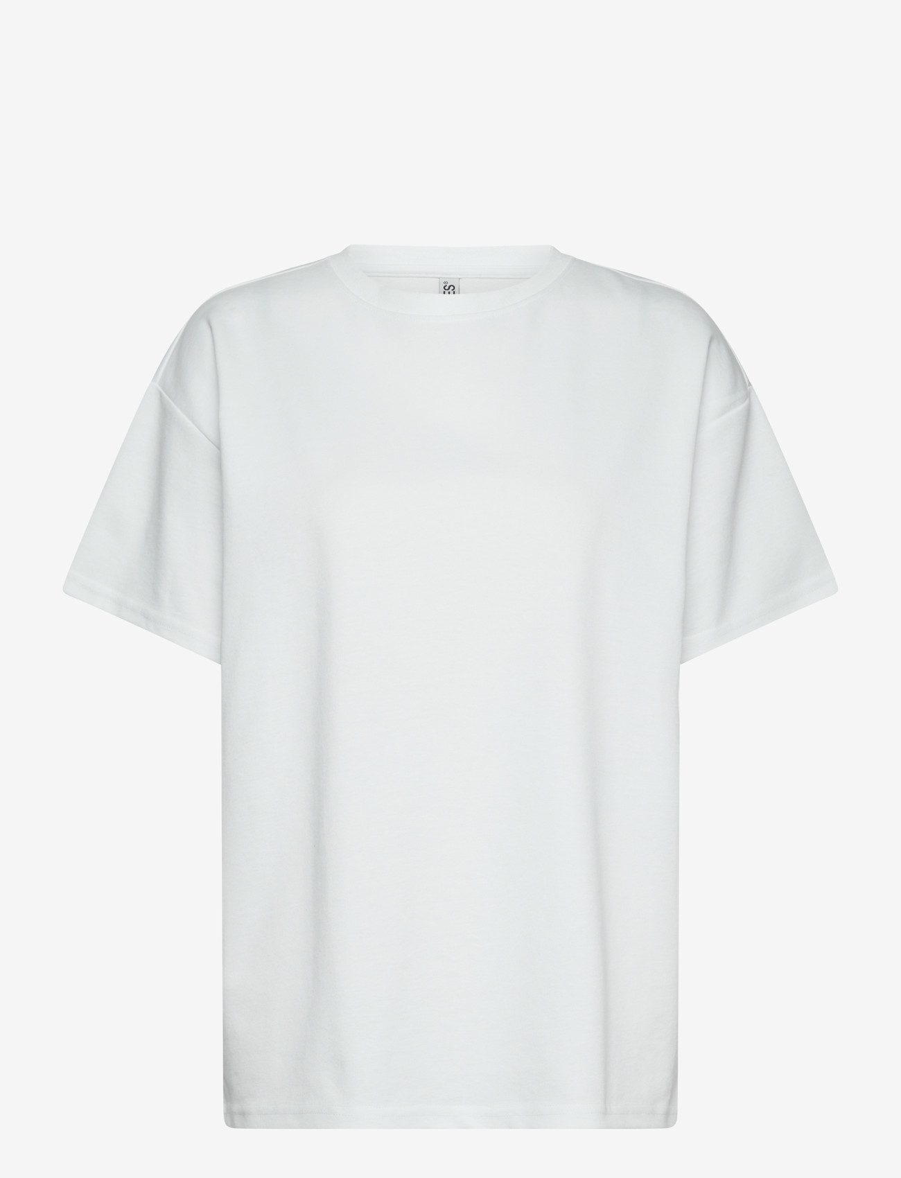 Pieces - PCSKYLAR SS OVERSIZED TEE JRS NOOS - t-shirts - bright white - 1