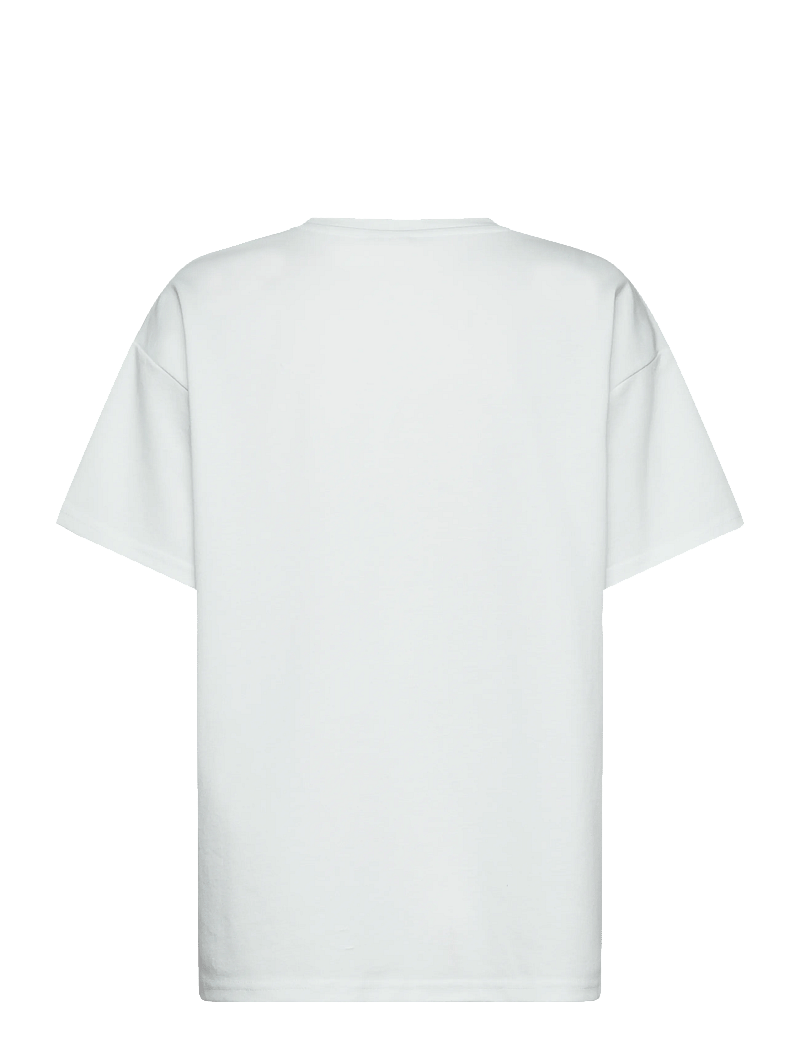 Pieces - PCSKYLAR SS OVERSIZED TEE JRS NOOS - t-shirts - bright white - 2