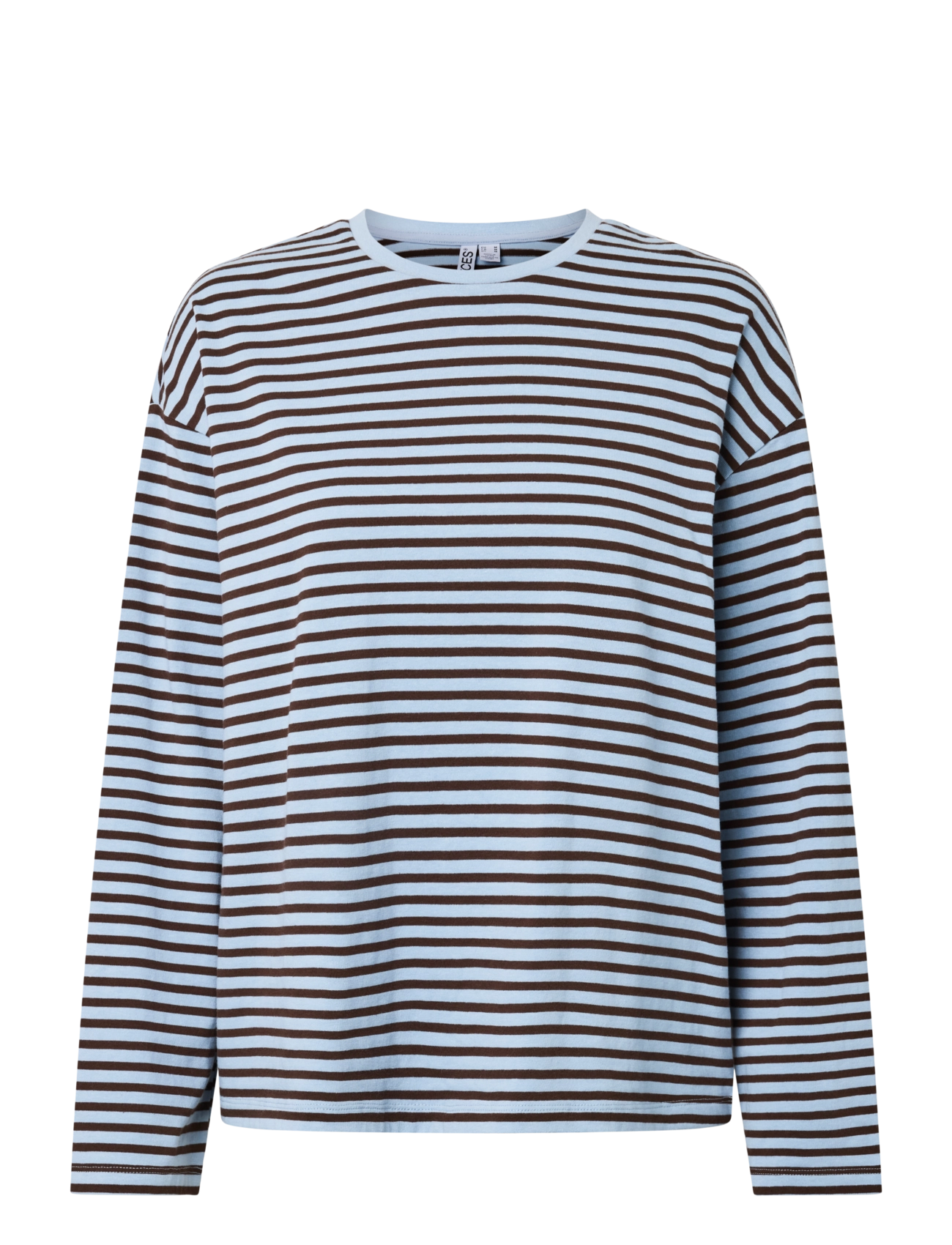 Pieces - PCSADIE LS TOP JRS NOOS - long-sleeved tops - cashmere blue - 1