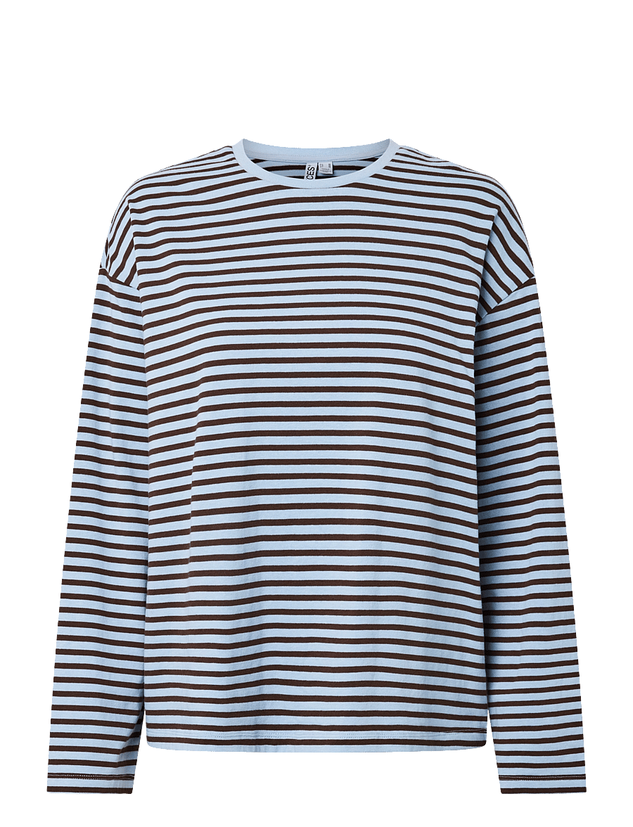 Pieces - PCSADIE LS TOP JRS NOOS BC - langärmlige tops - cashmere blue - 1