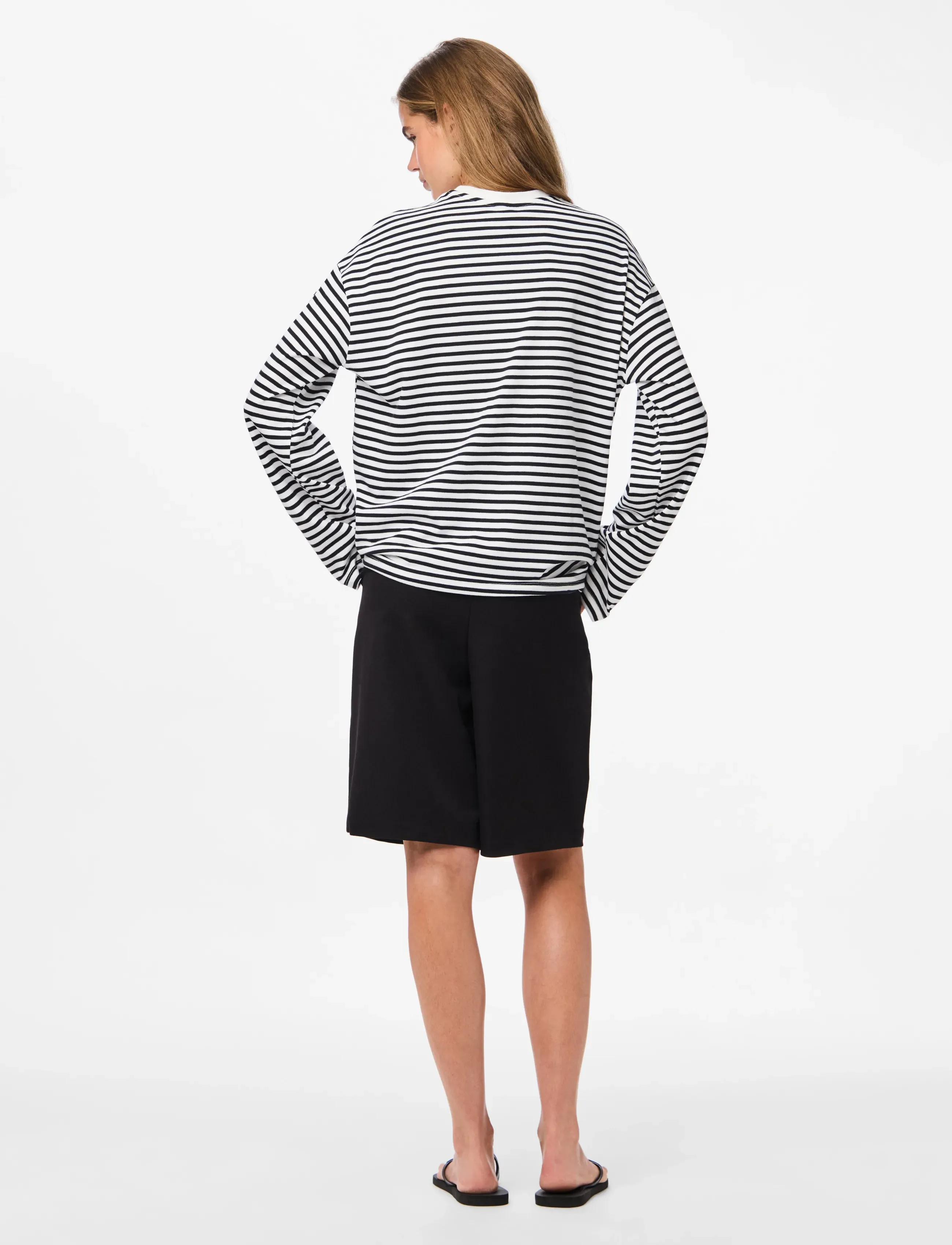 Pieces - PCSADIE LS TOP JRS NOOS BC - long-sleeved tops - cloud dancer - 3