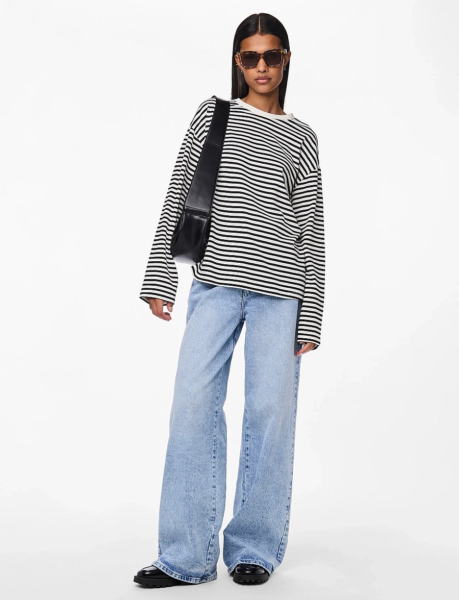 Pieces - PCSADIE LS TOP JRS NOOS BC - langärmlige tops - cloud dancer - 4