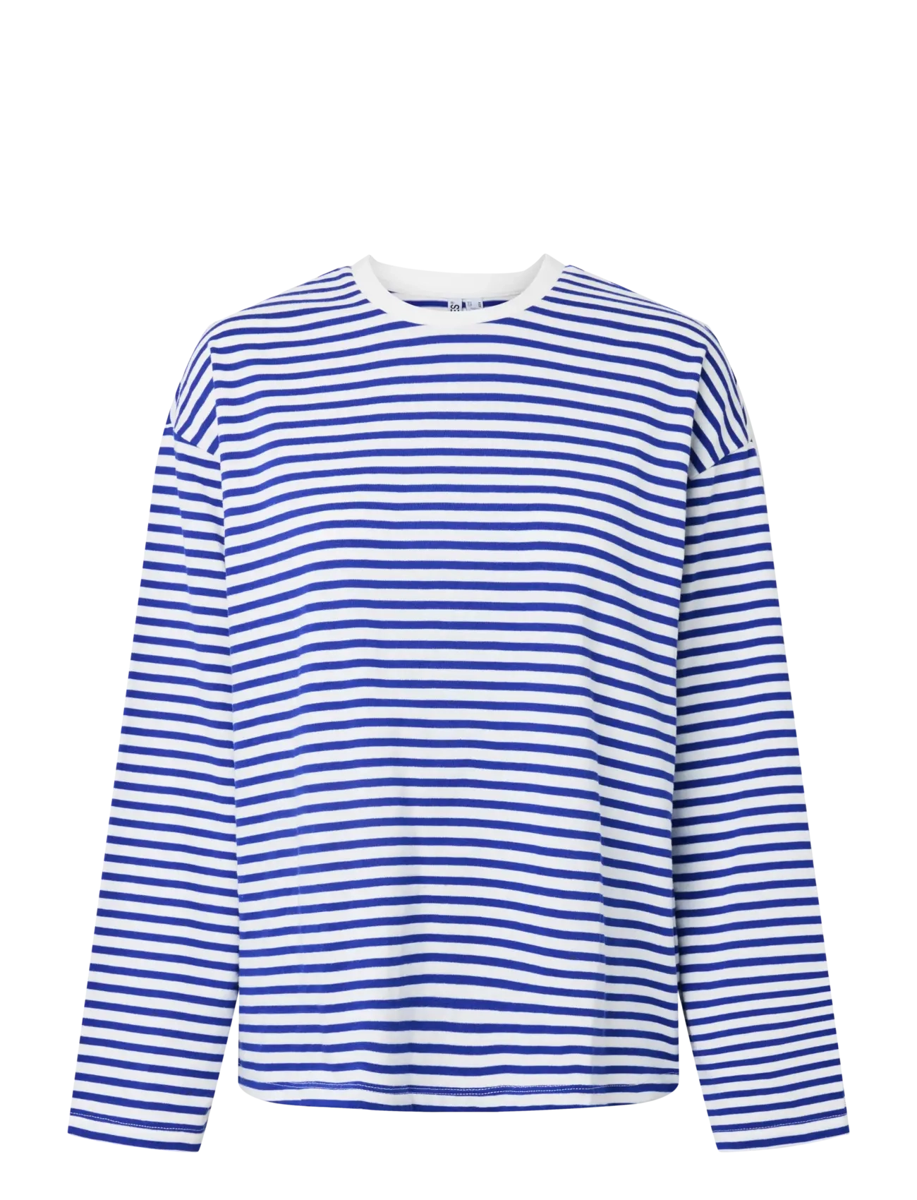 Pieces PCSADIE LS TOP JRS NOOS BC - Kollektioner - CLOUD DANCER / blue