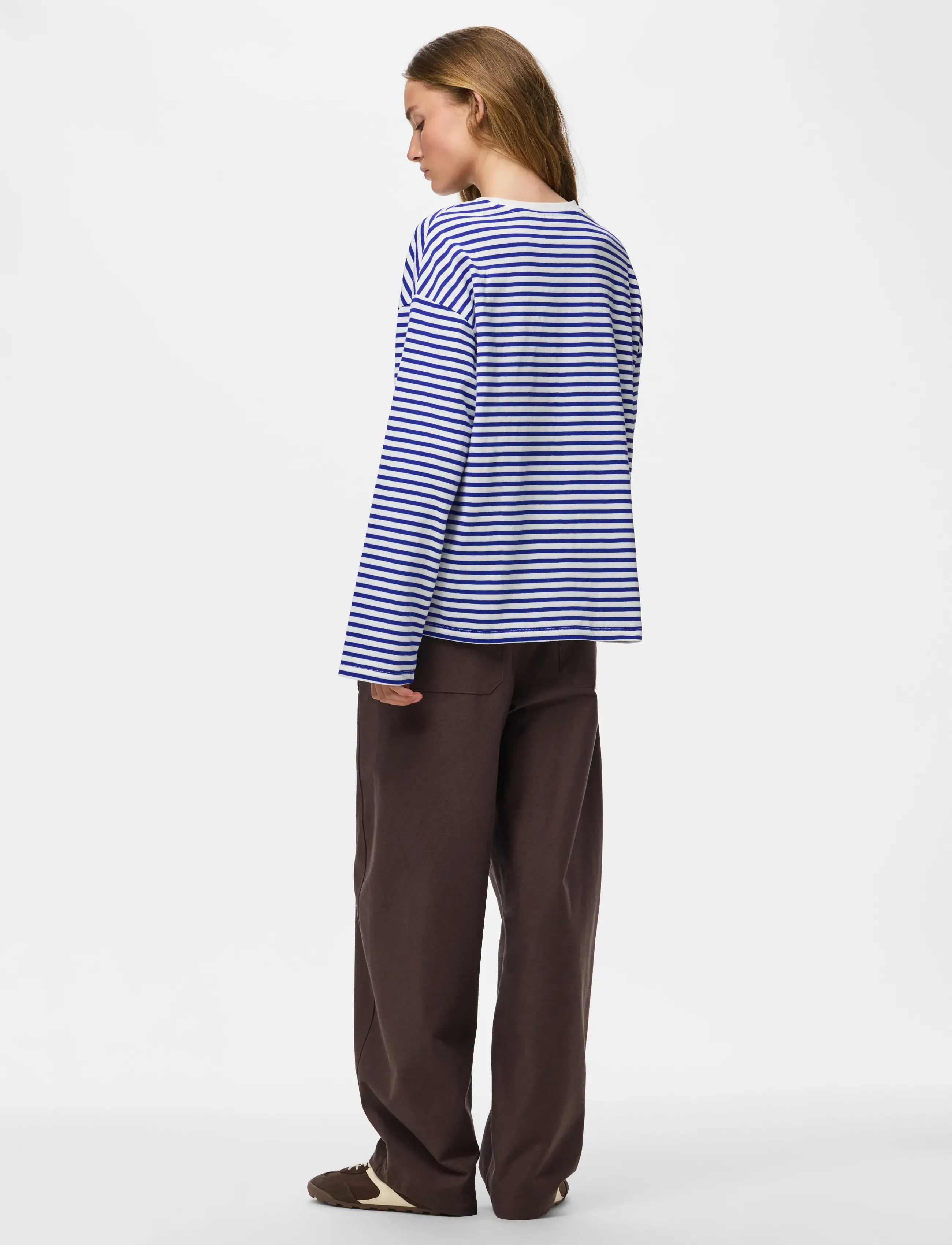 Pieces - PCSADIE LS TOP JRS NOOS BC - långärmade toppar - cloud dancer - 3