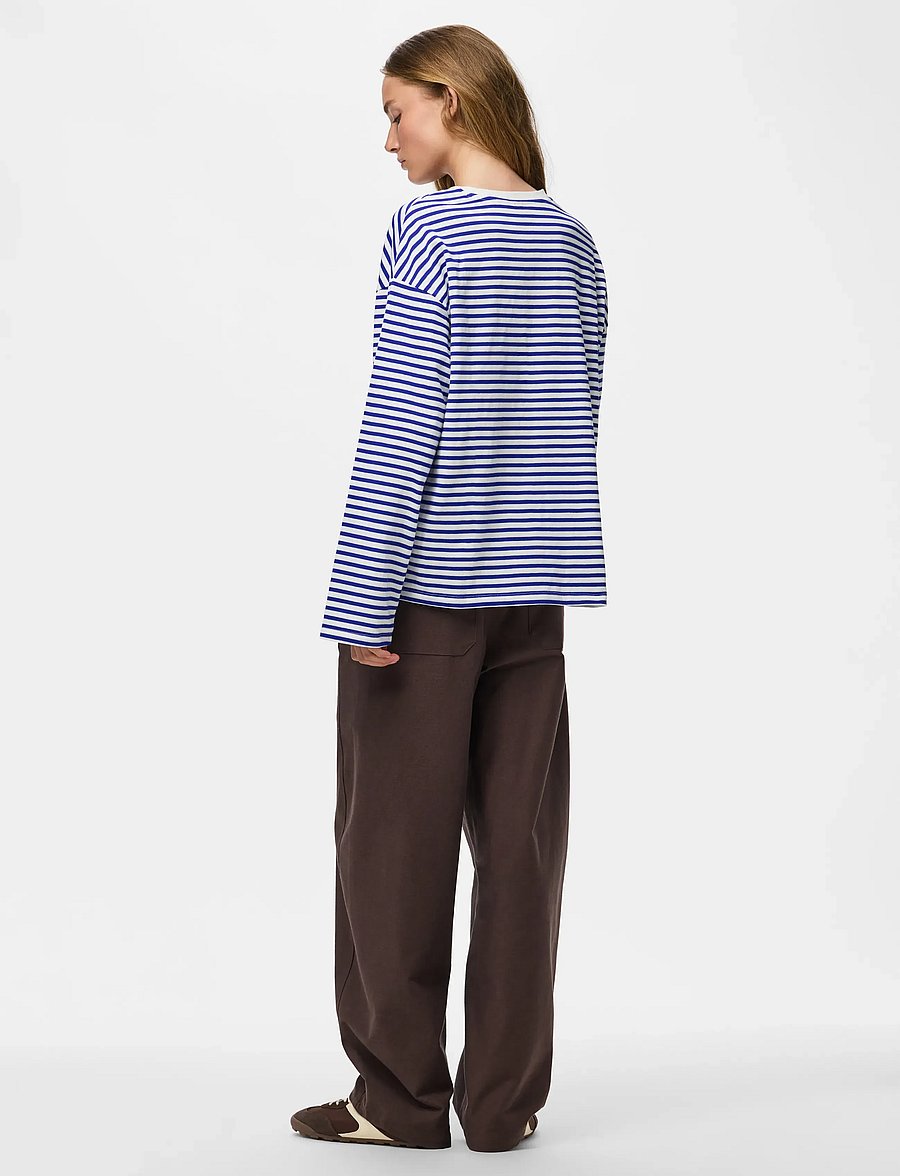 Pieces - PCSADIE LS TOP JRS NOOS BC - långärmade toppar - cloud dancer - 3
