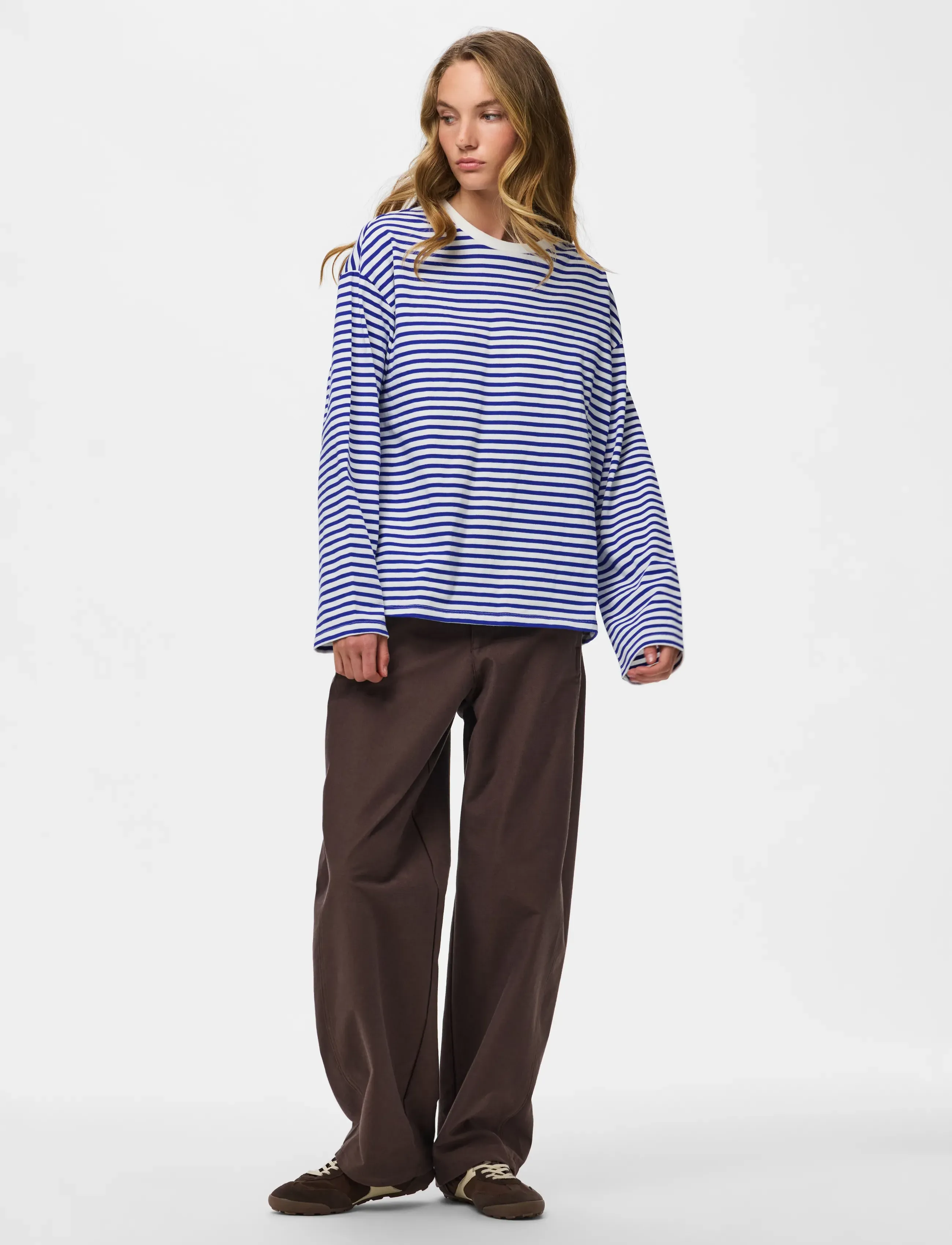 Pieces - PCSADIE LS TOP JRS NOOS BC - långärmade toppar - cloud dancer - 4