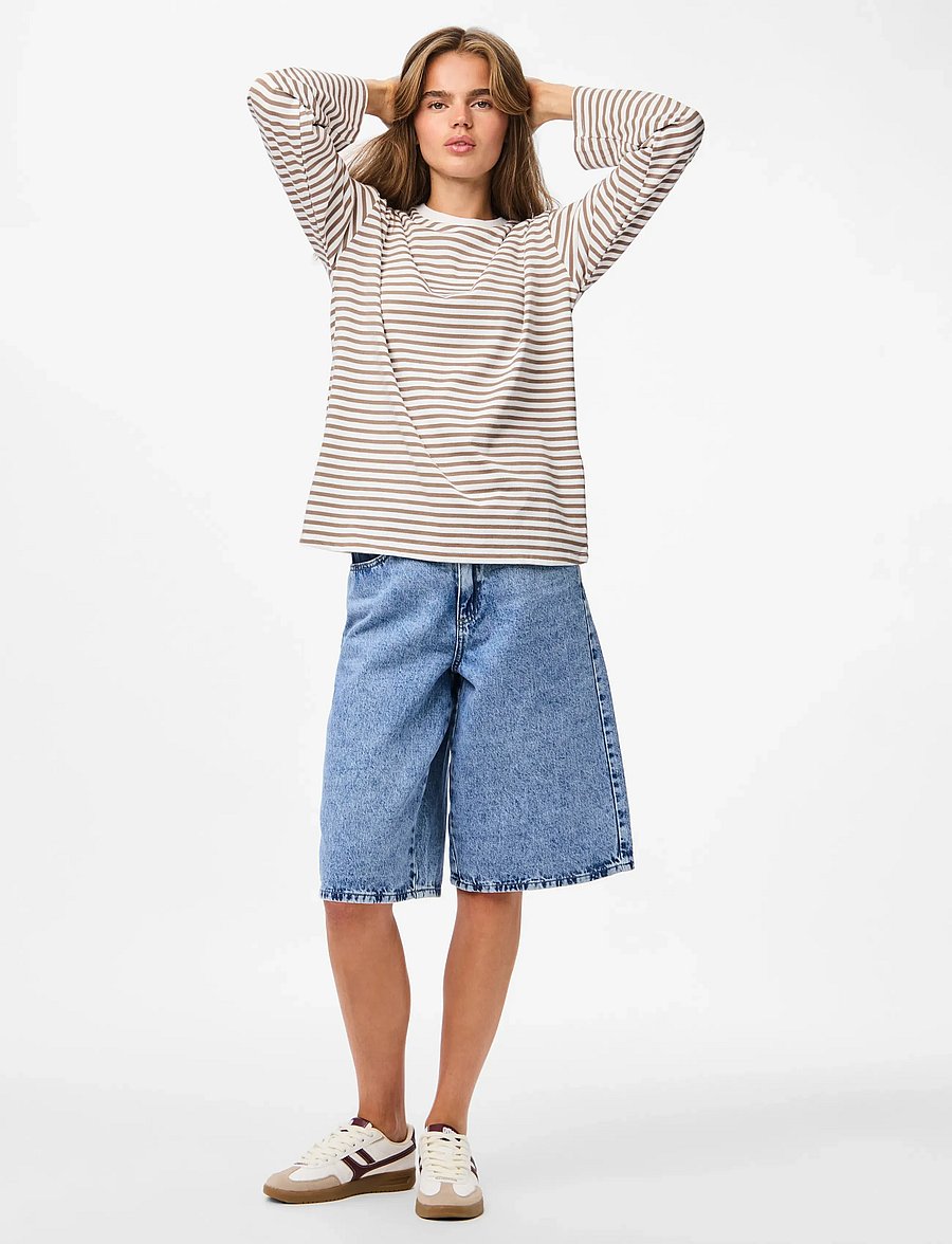 Pieces - PCSADIE LS TOP JRS NOOS BC - t-shirts met lange mouwen - cloud dancer - 5