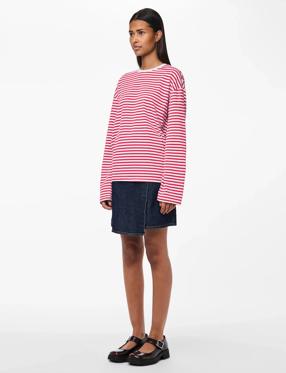 Pieces - PCSADIE LS TOP JRS NOOS - långärmade toppar - cloud dancer - 0