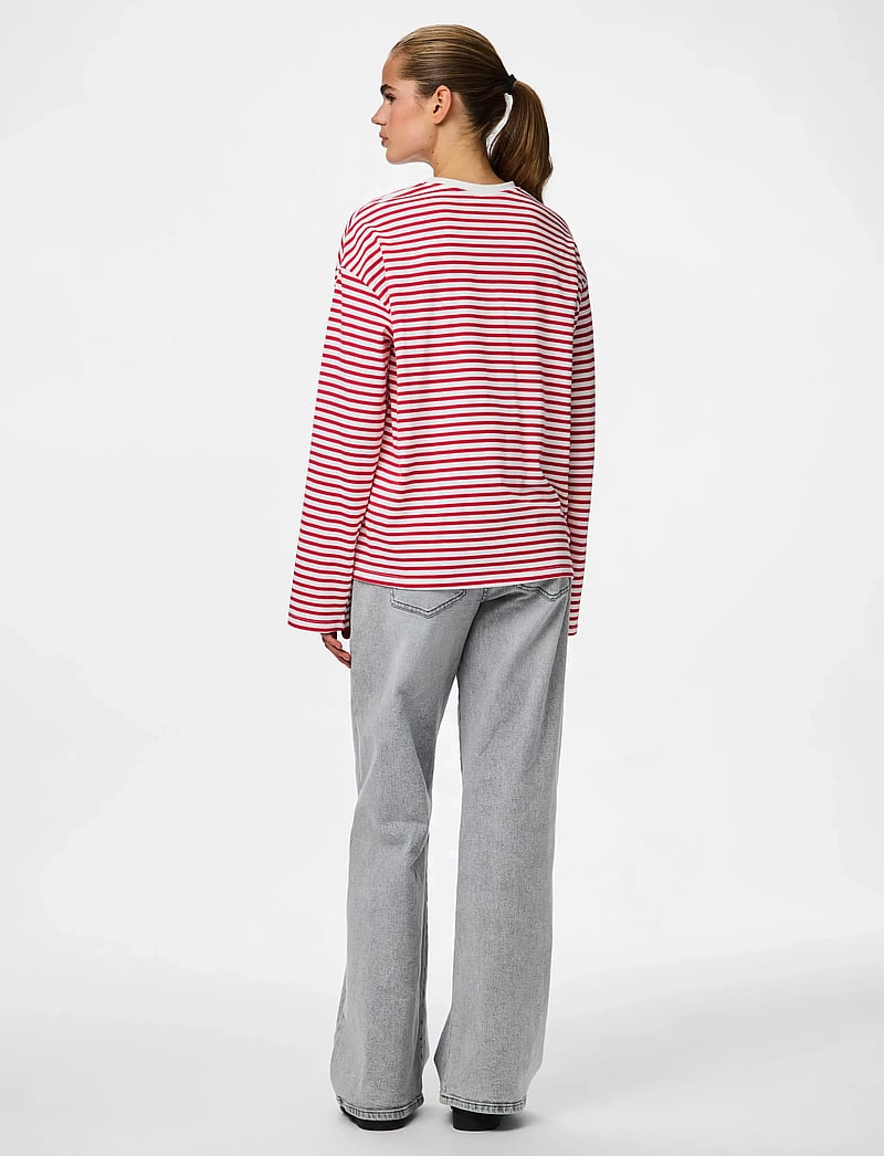 Pieces - PCSADIE LS TOP JRS NOOS - langärmlige tops - cloud dancer - 3