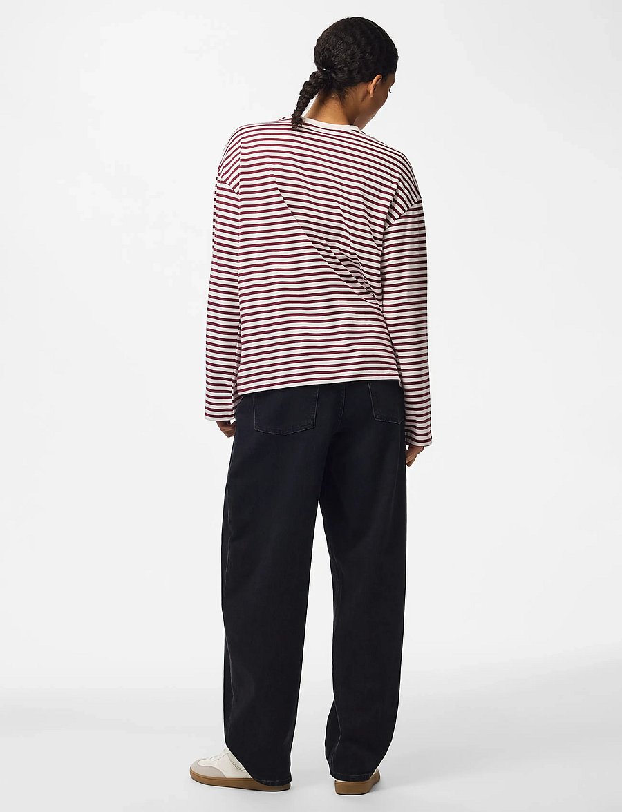 Pieces - PCSADIE LS TOP JRS NOOS BC - pikkade varrukatega topid - cloud dancer - 3