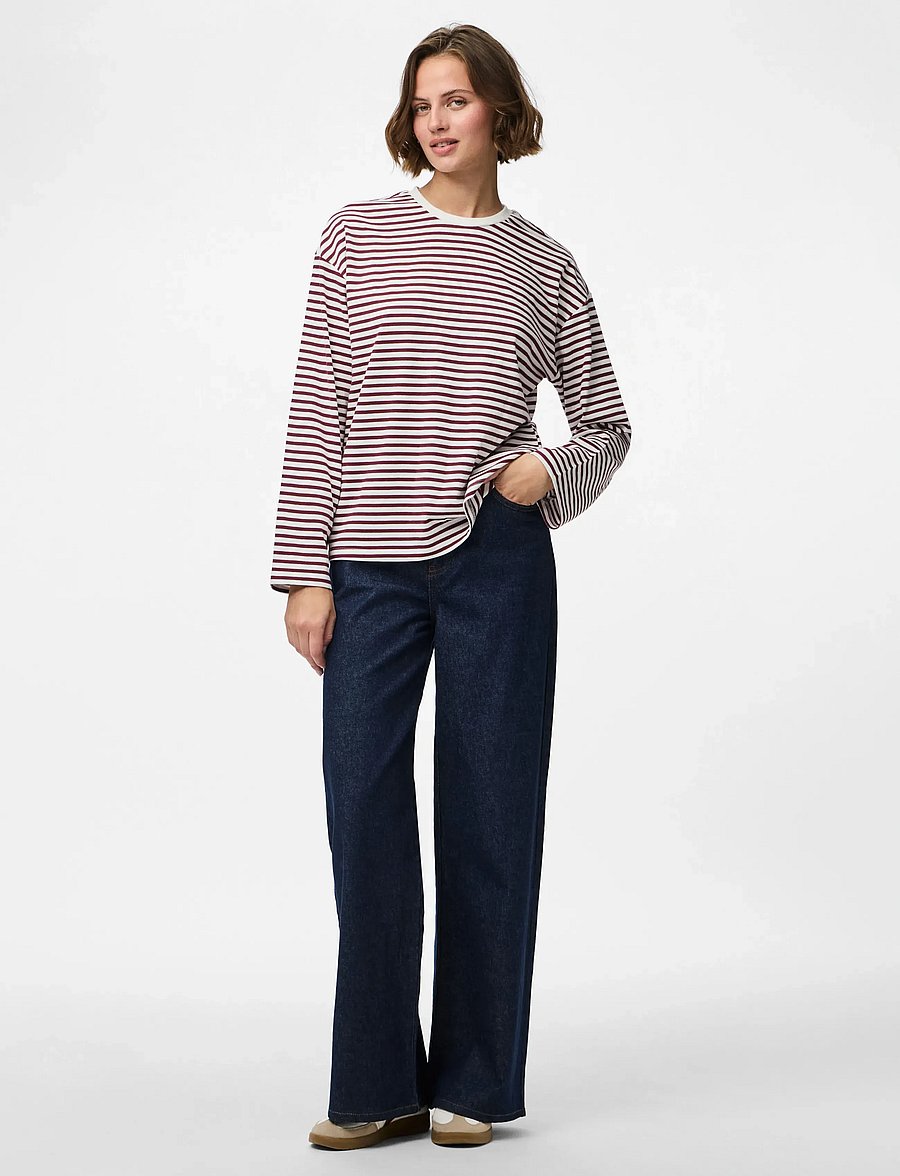 Pieces - PCSADIE LS TOP JRS NOOS BC - langärmlige tops - cloud dancer - 4