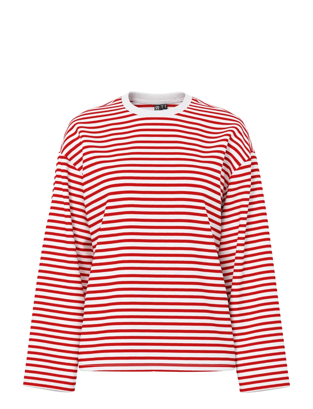 PIECES Pcsadie Ls Oberteil Jrs Noos Bc Rot - S - Damen