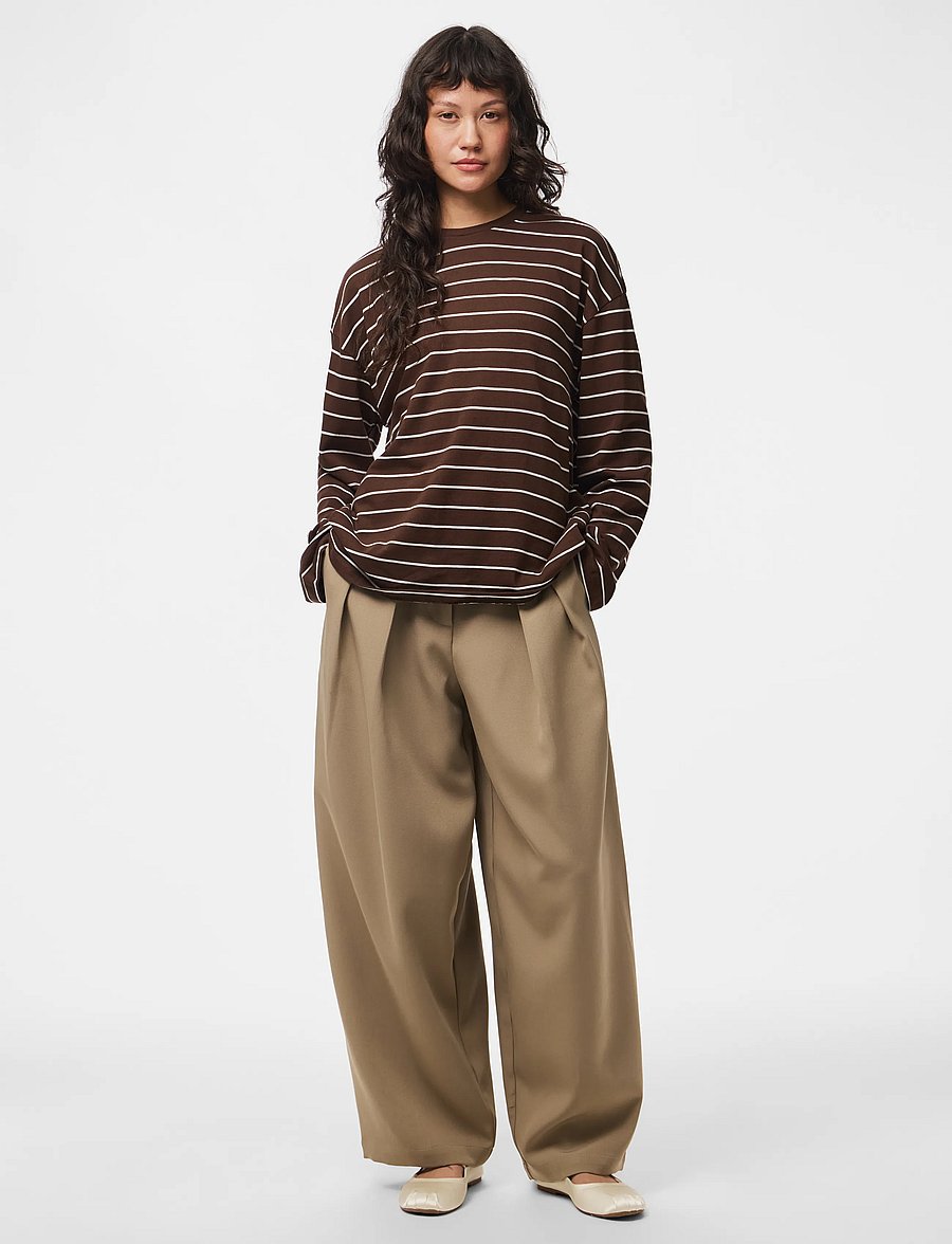 Pieces - PCSADIE LS TOP JRS NOOS BC - langärmlige tops - hot fudge - 4