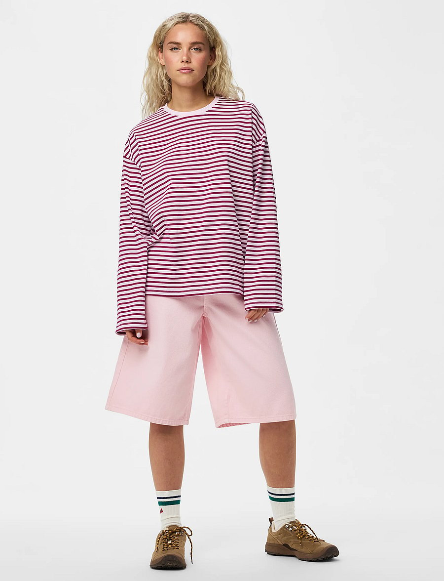 Pieces - PCSADIE LS TOP JRS NOOS BC - pikkade varrukatega topid - roseate spoonbill - 3
