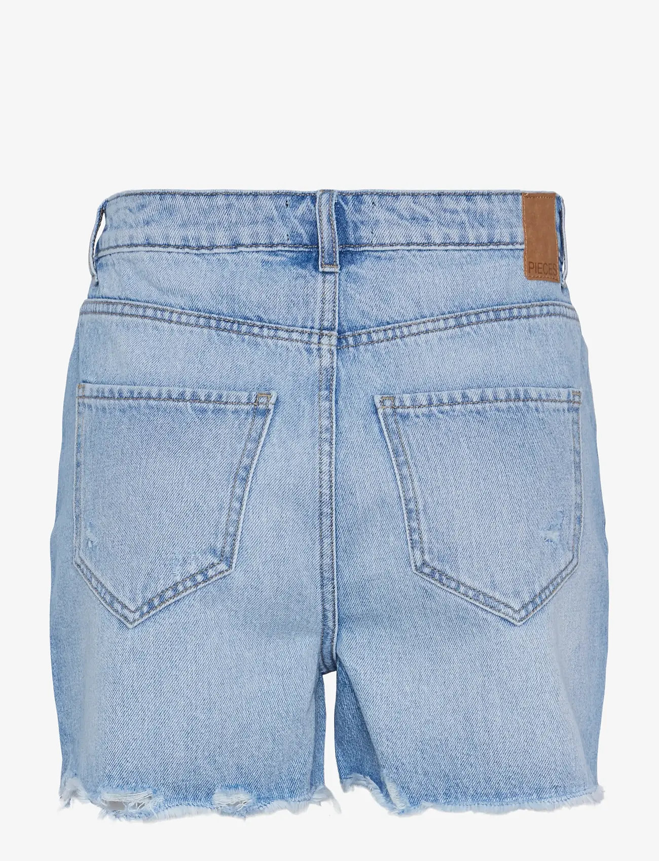 Pieces - PCSUMMER HW DEST LB SHORTS NOOS - jorts - light blue denim - 2