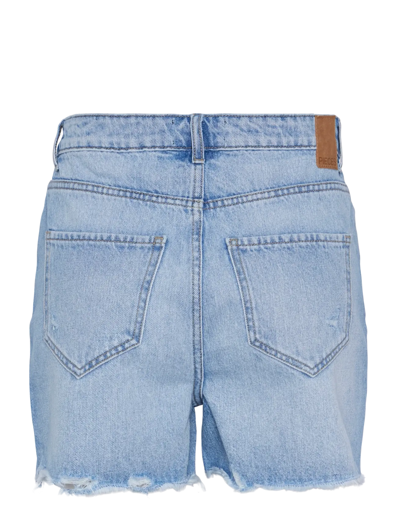 Pieces - PCSUMMER HW DEST LB SHORTS NOOS - jorts - light blue denim - 2