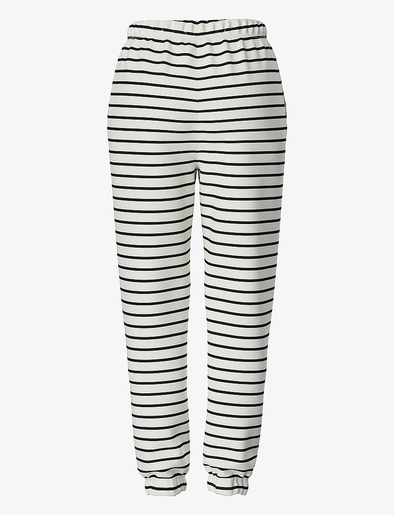 Pieces - PCCHILLI HW SWEAT PANTS STRIPES NOOS BC - kalėdinės pižamos - cloud dancer - 1