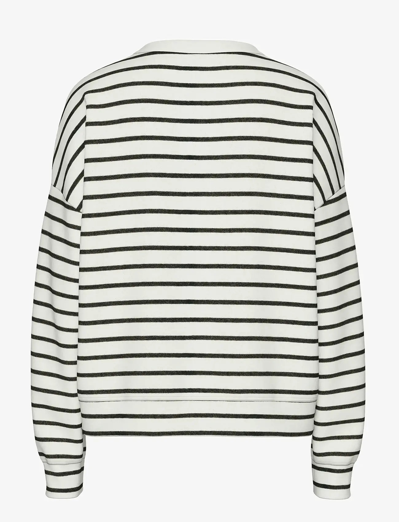 Pieces - PCCHILLI LS SWEAT STRIPES NOOS BC - sweatshirts - cloud dancer - 2