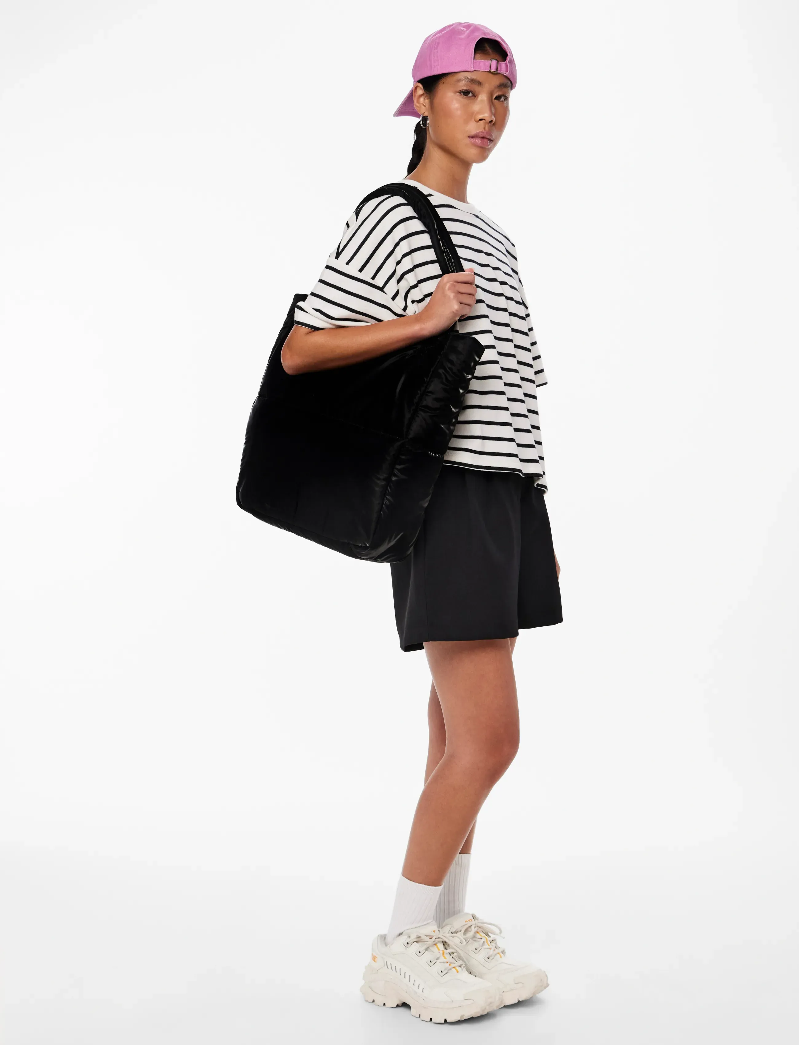 Pieces - PCCHILLI SUMMER 2/4 SWT STRIPE NOOS BC - t-shirts - cloud dancer - 5