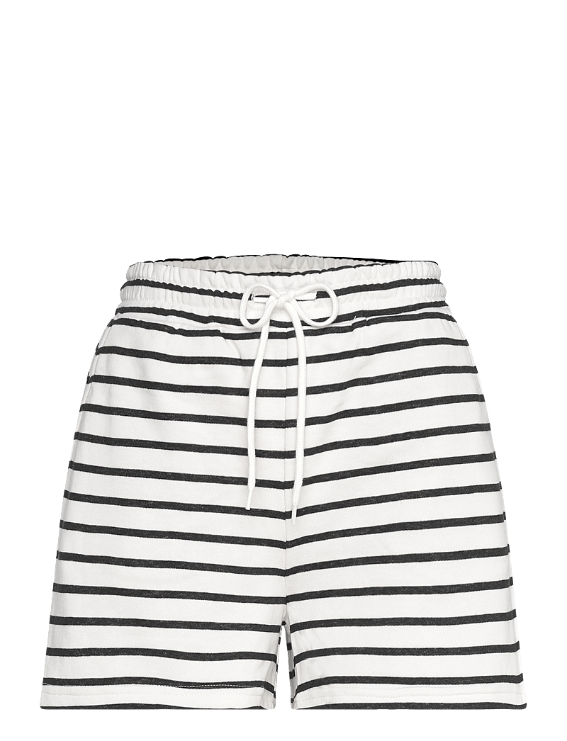 Pieces - PCCHILLI SUMMER SHORTS STRIPE UB NOOS BC - sweatshorts - cloud dancer - 1