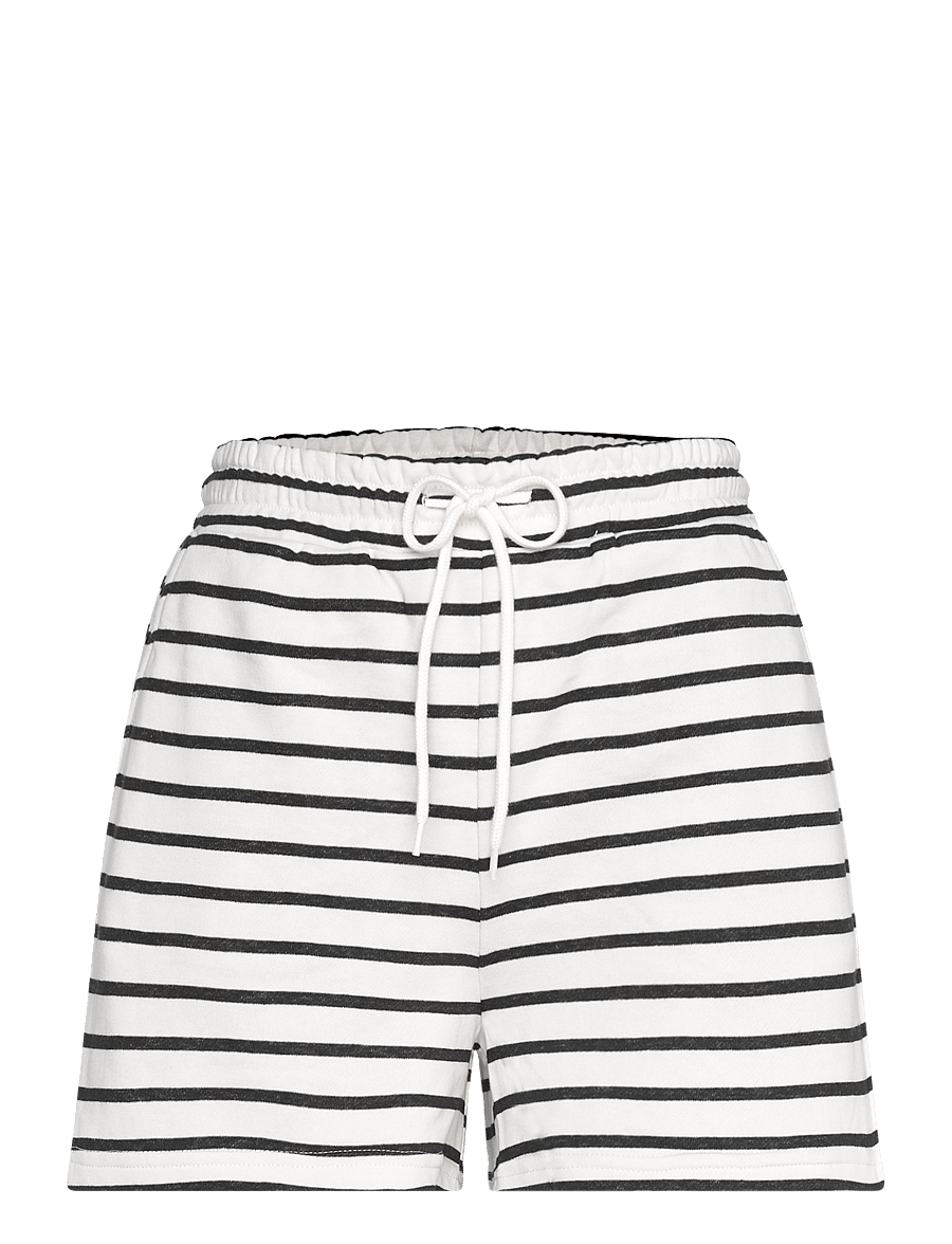 Pieces - PCCHILLI SUMMER SHORTS STRIPE UB NOOS BC - sweatshorts - cloud dancer - 1