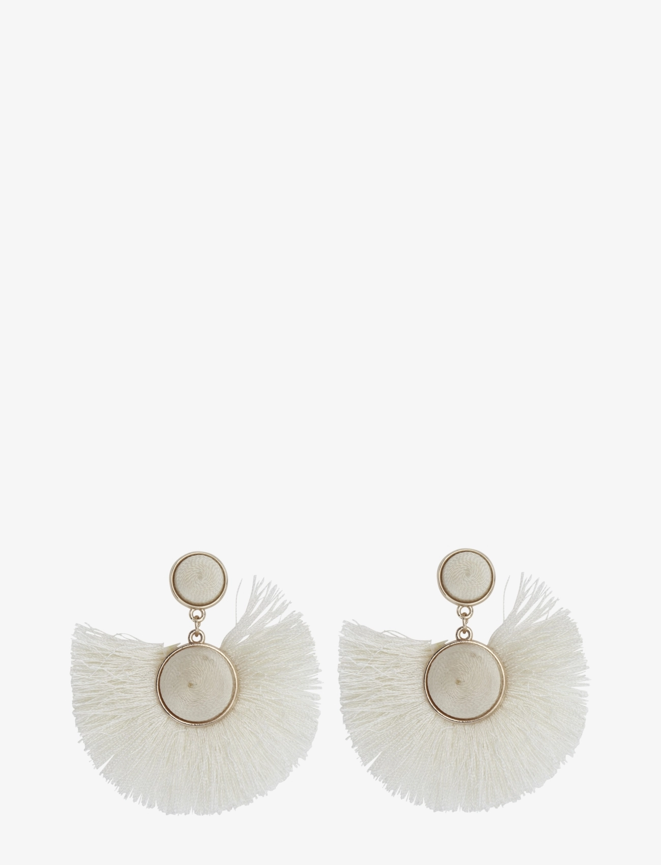 Pieces PCALAMA M EARRINGS SWW - Øreringe - CLOUD DANCER / white