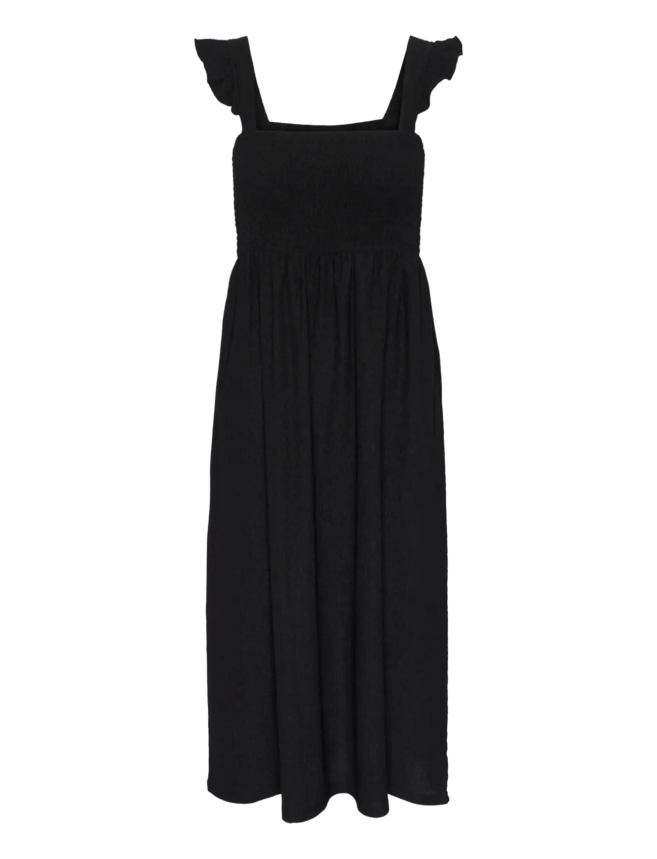 PIECES Pcluna Smock Strap Kleid Sa Jrs Bc Schwarz - XS - Damen