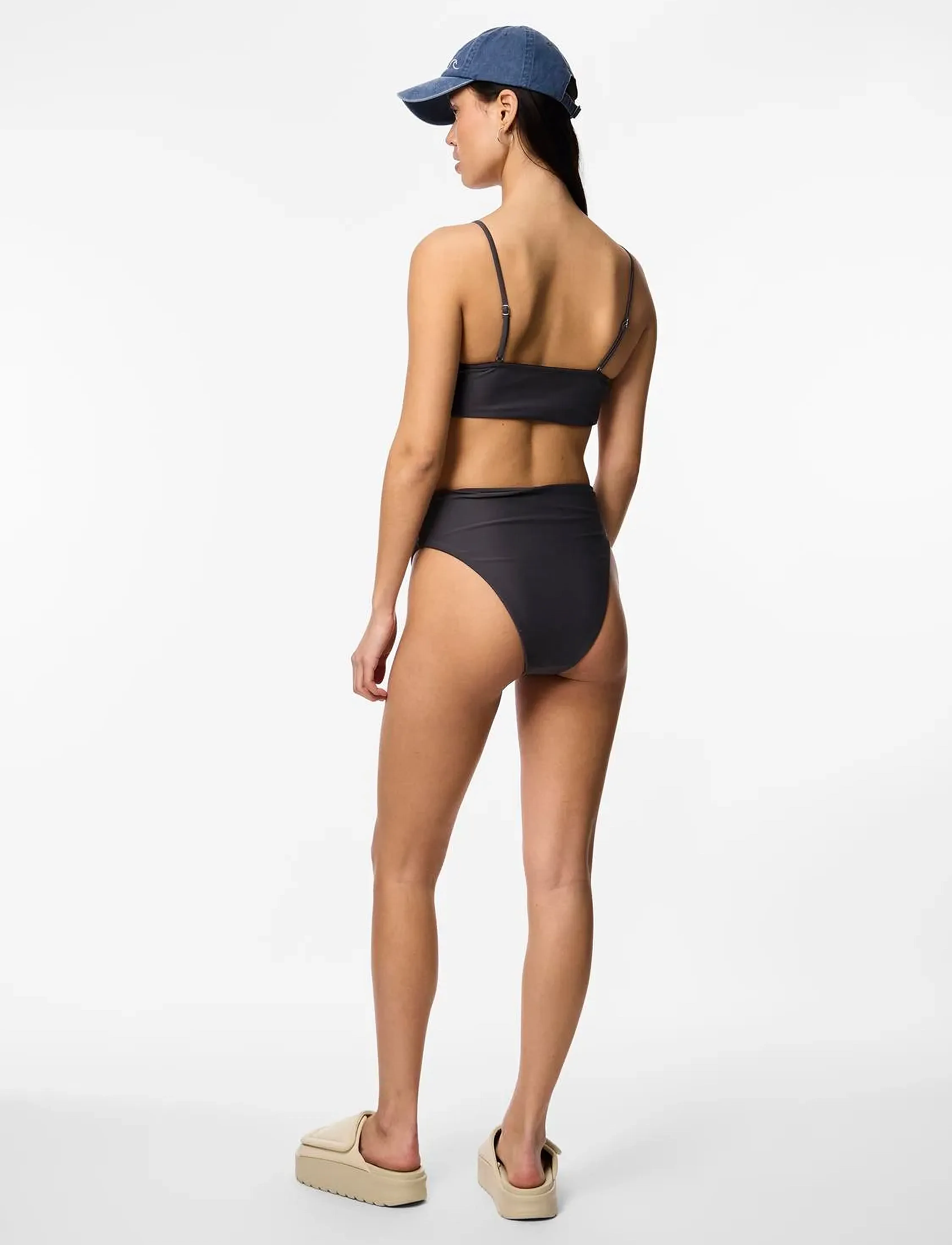 Pieces - PCANNI BIKINI ULTRA HW BRAZIL SWW BC - højtaljede bikiniunderdele - magnet - 3