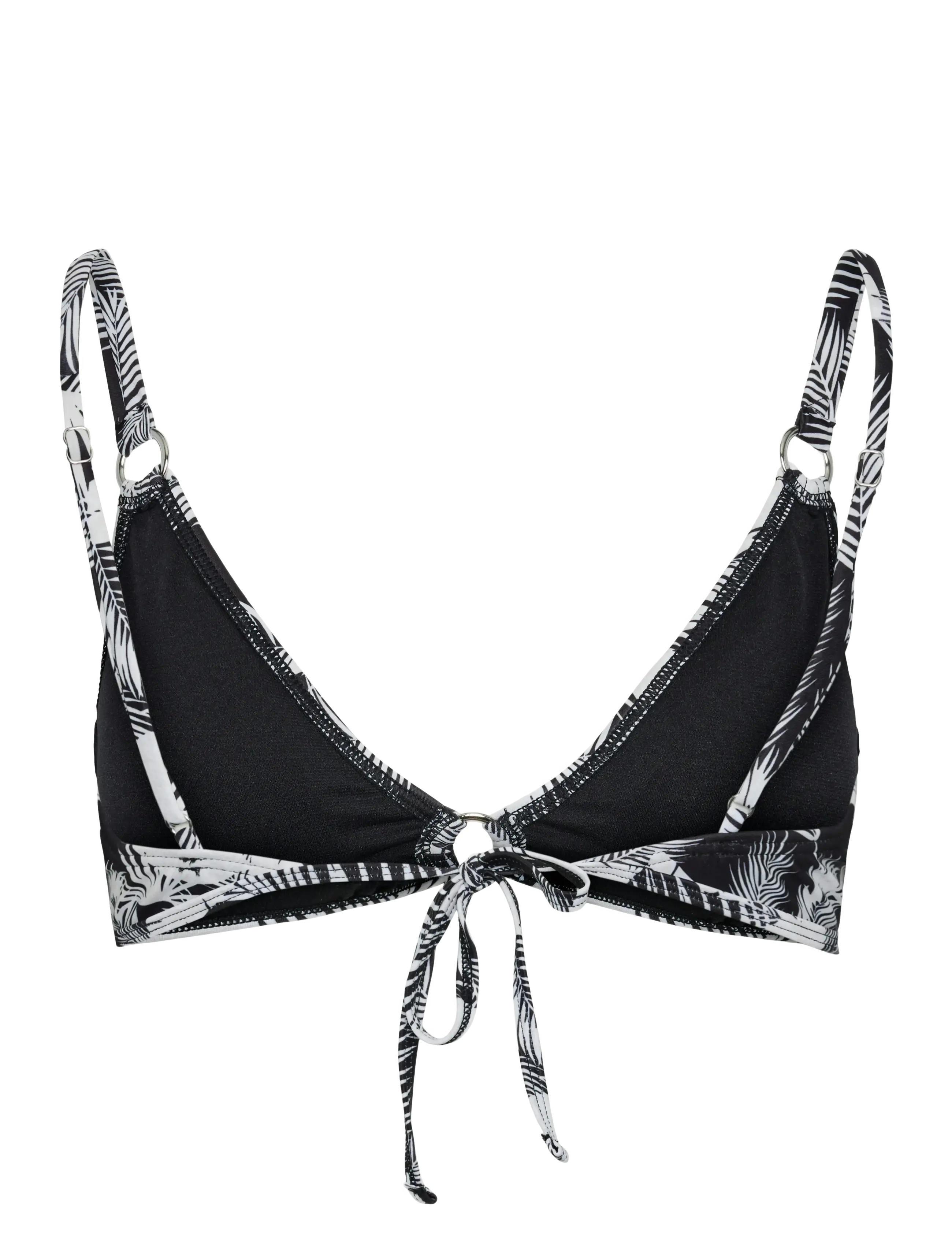 Pieces - PCAMY BIKINI TRIANGLE TOP SWW BC - triangle bikini - black onyx - 2