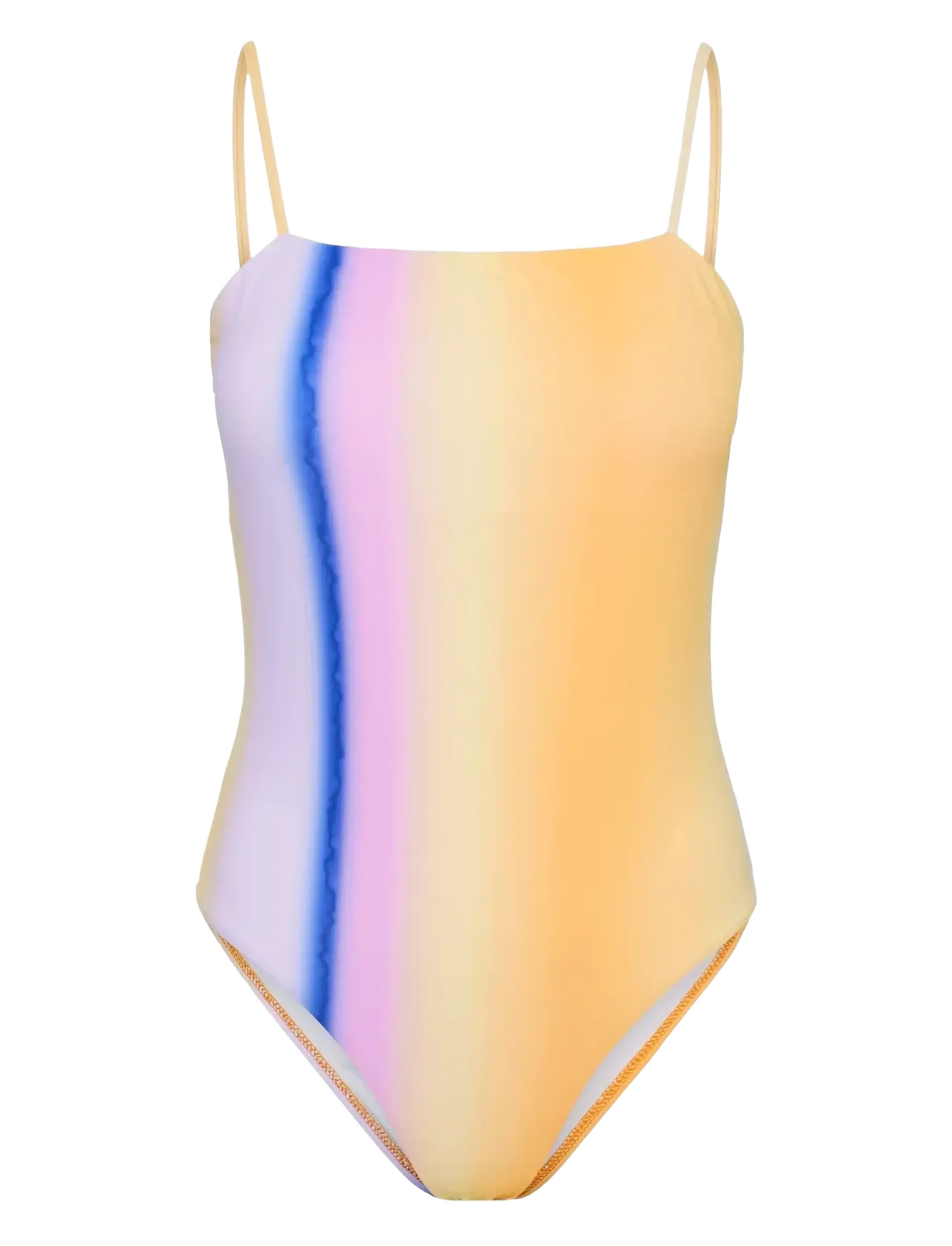 PIECES Pcanni Badeanzug Sww Bc Orange - S - Damen