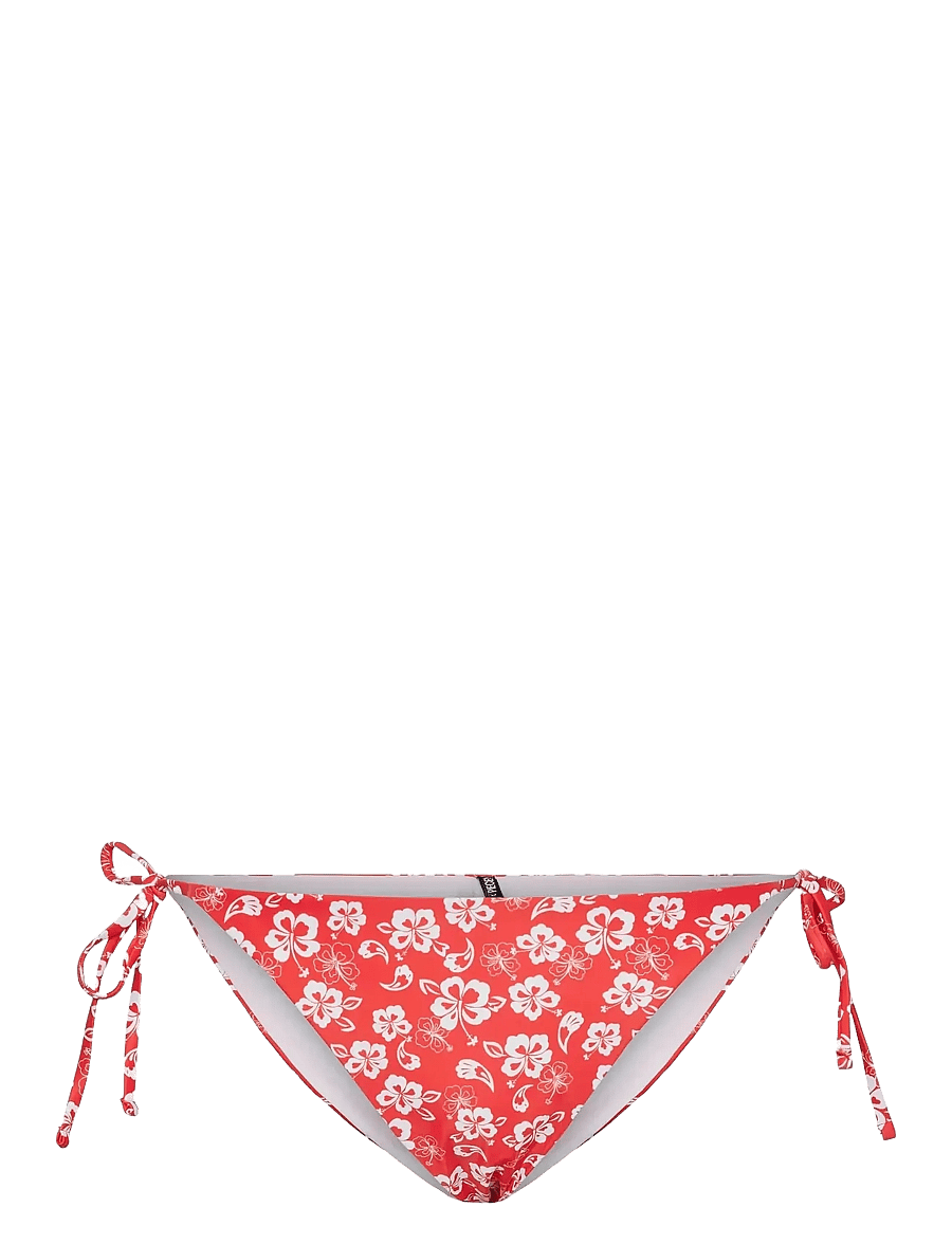 Pieces - PCANNA BIKINI TIE BRIEF SWW BC - bikinis mit seitenbändern - poppy red - 0